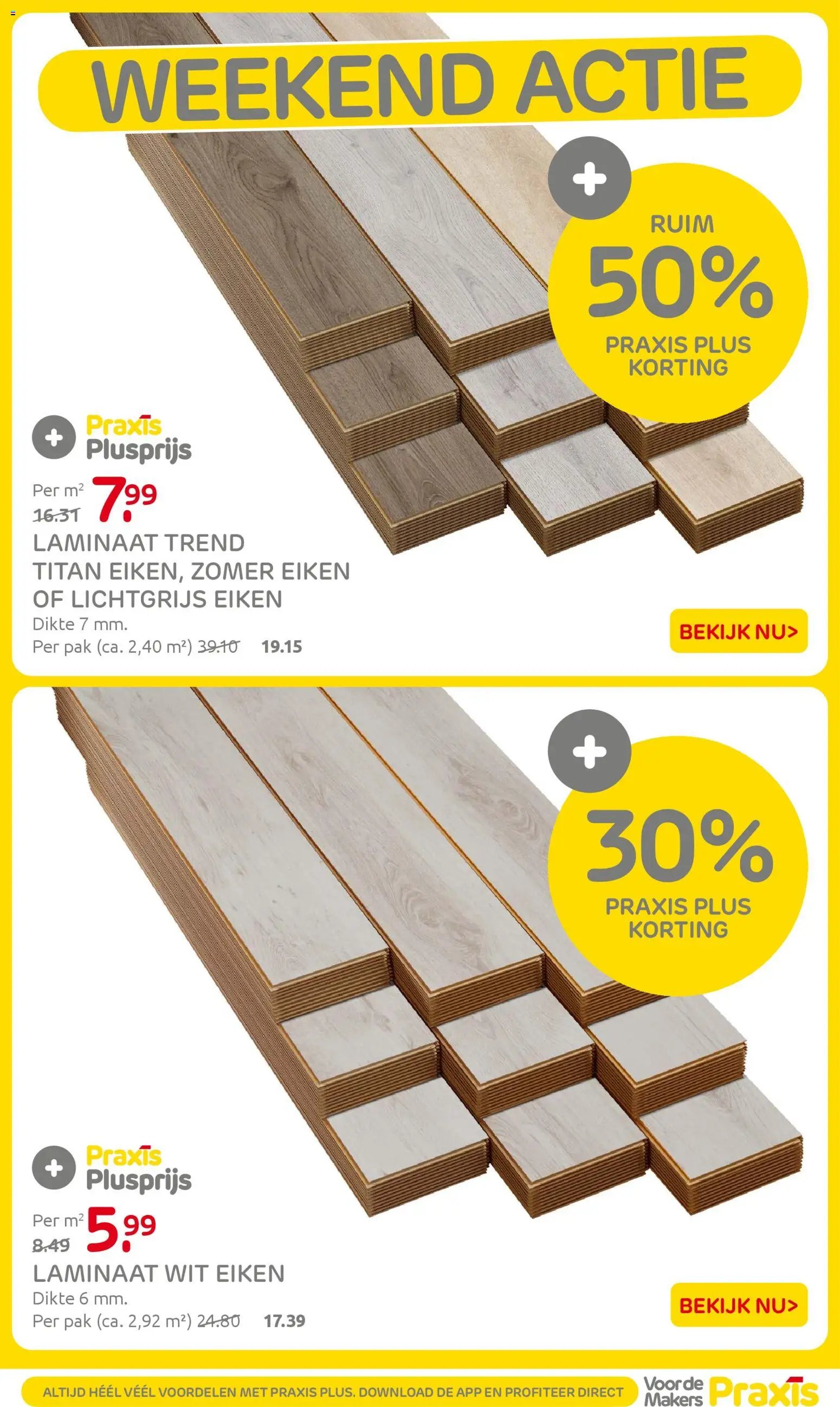 Praxis folder - Weekend actie