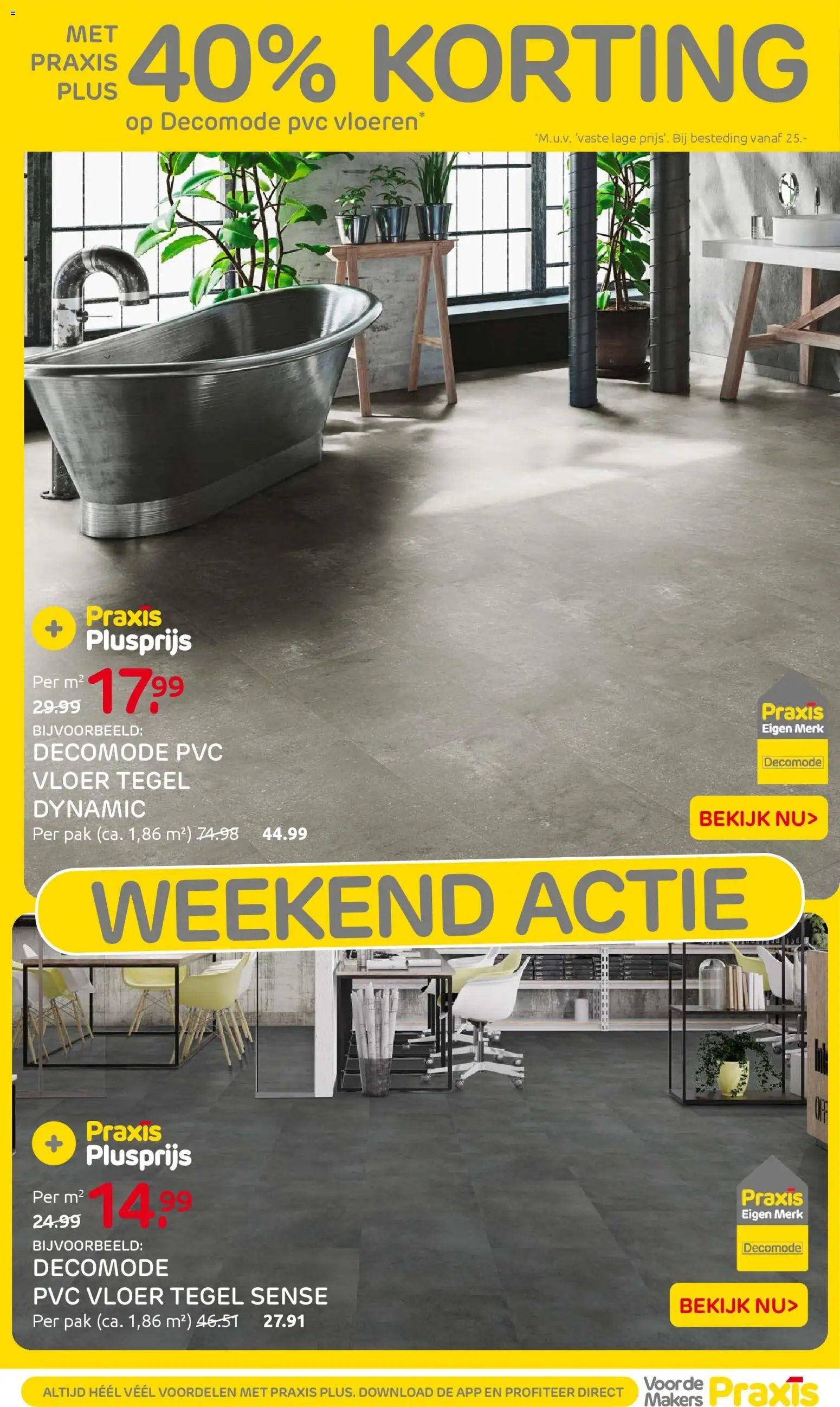 Praxis folder - Weekend actie