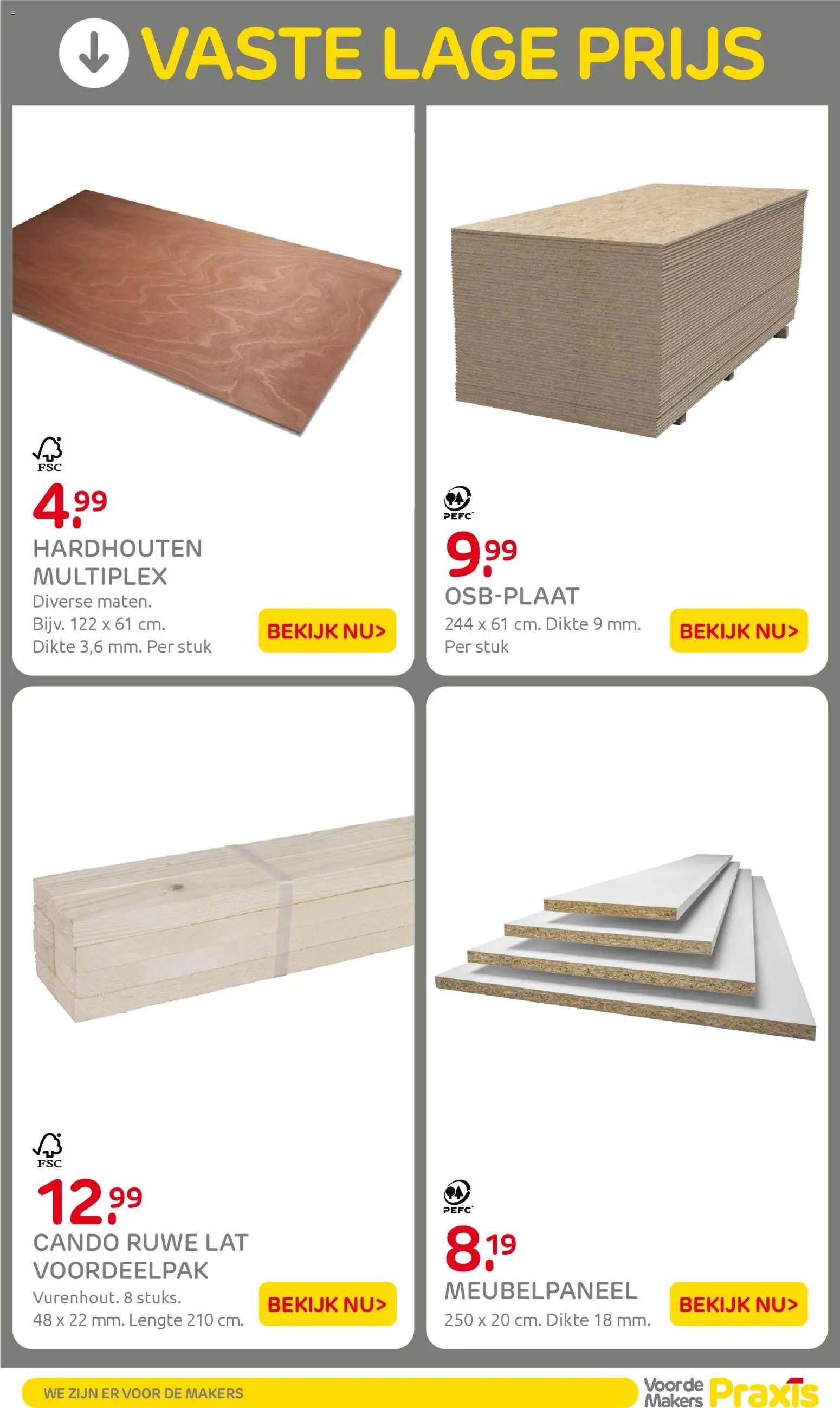 Praxis folder - Weekend actie