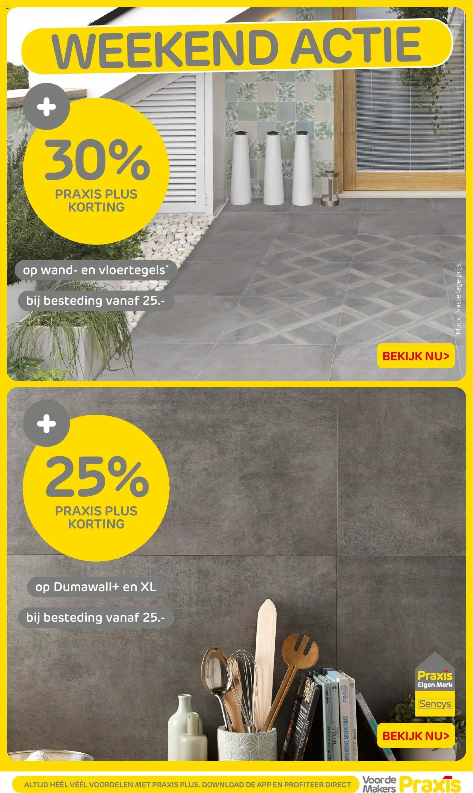 Praxis folder - Weekend actie