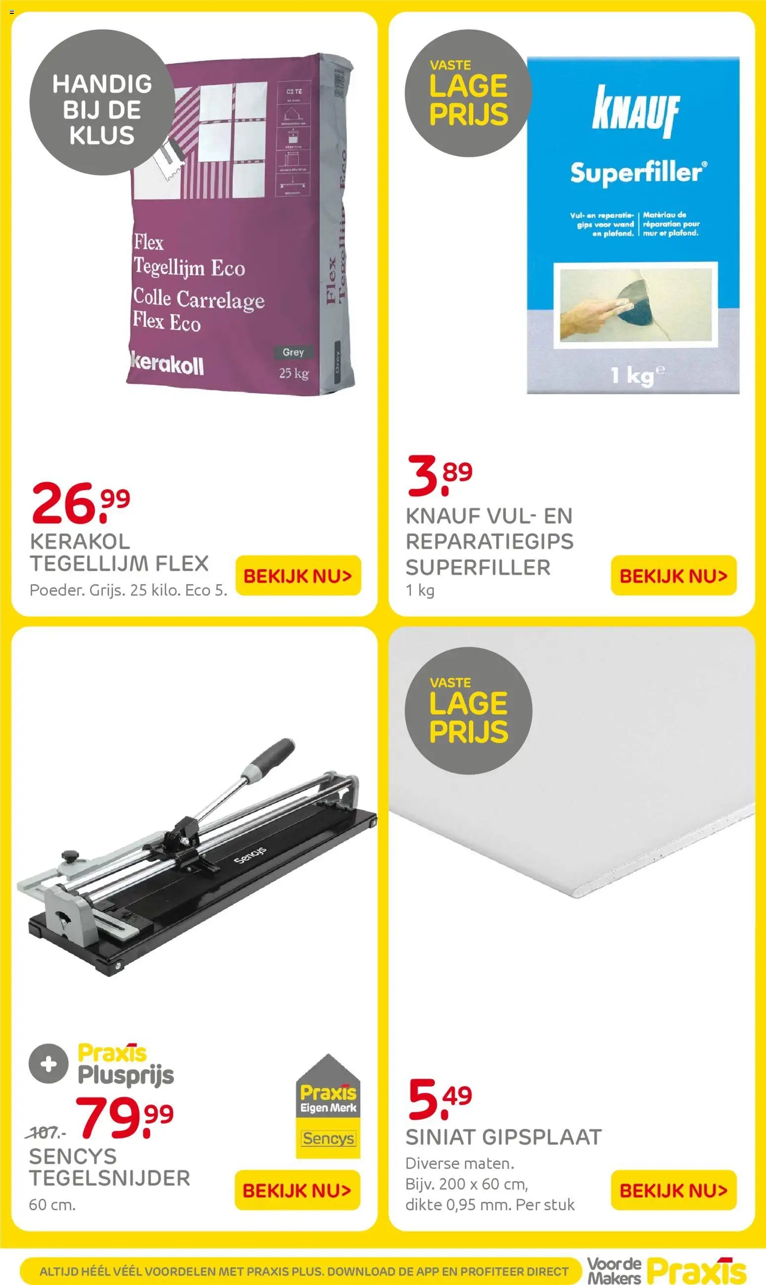 Praxis folder - Weekend actie