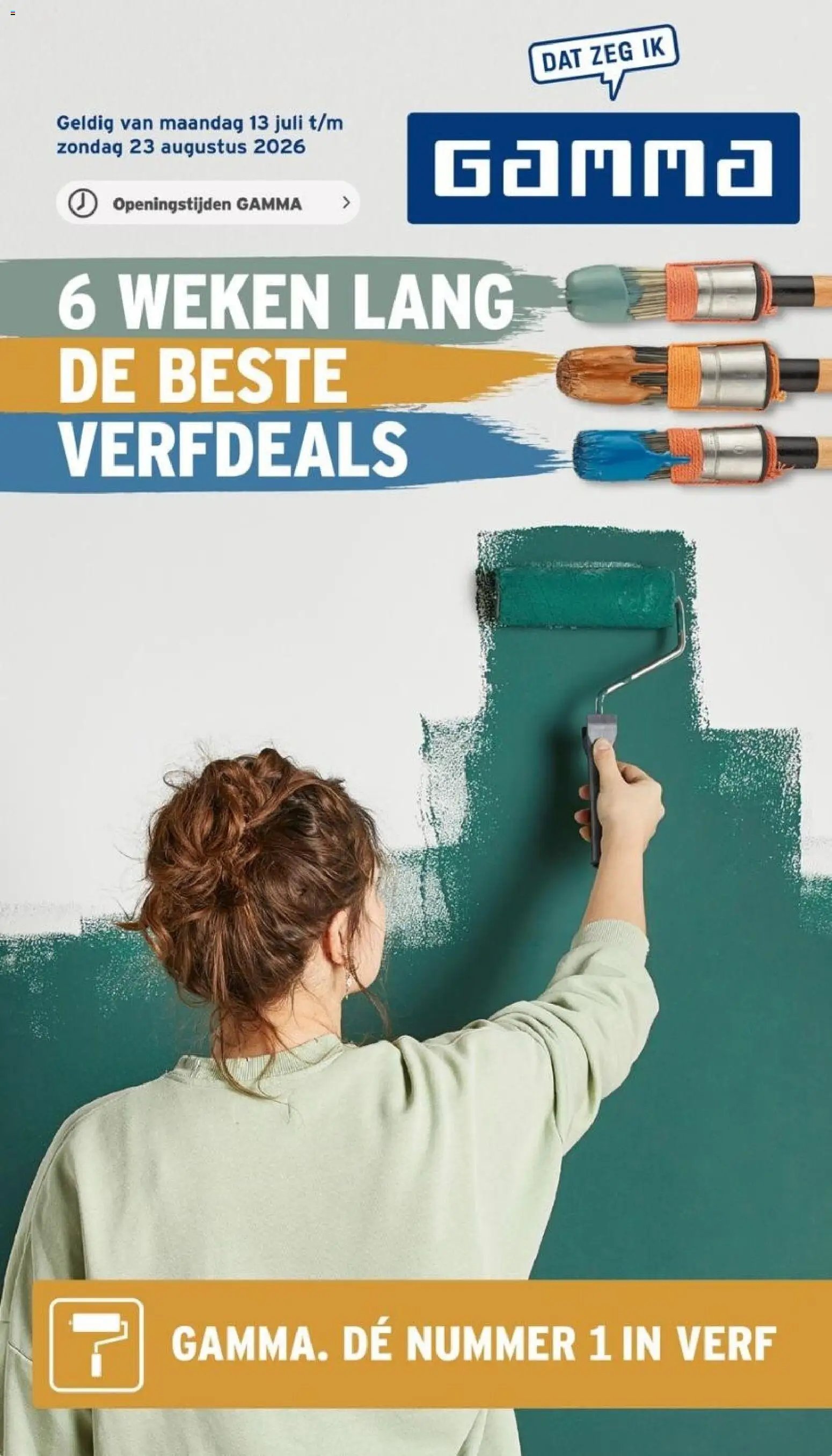 GAMMA folder - De nummer 1 in verf
