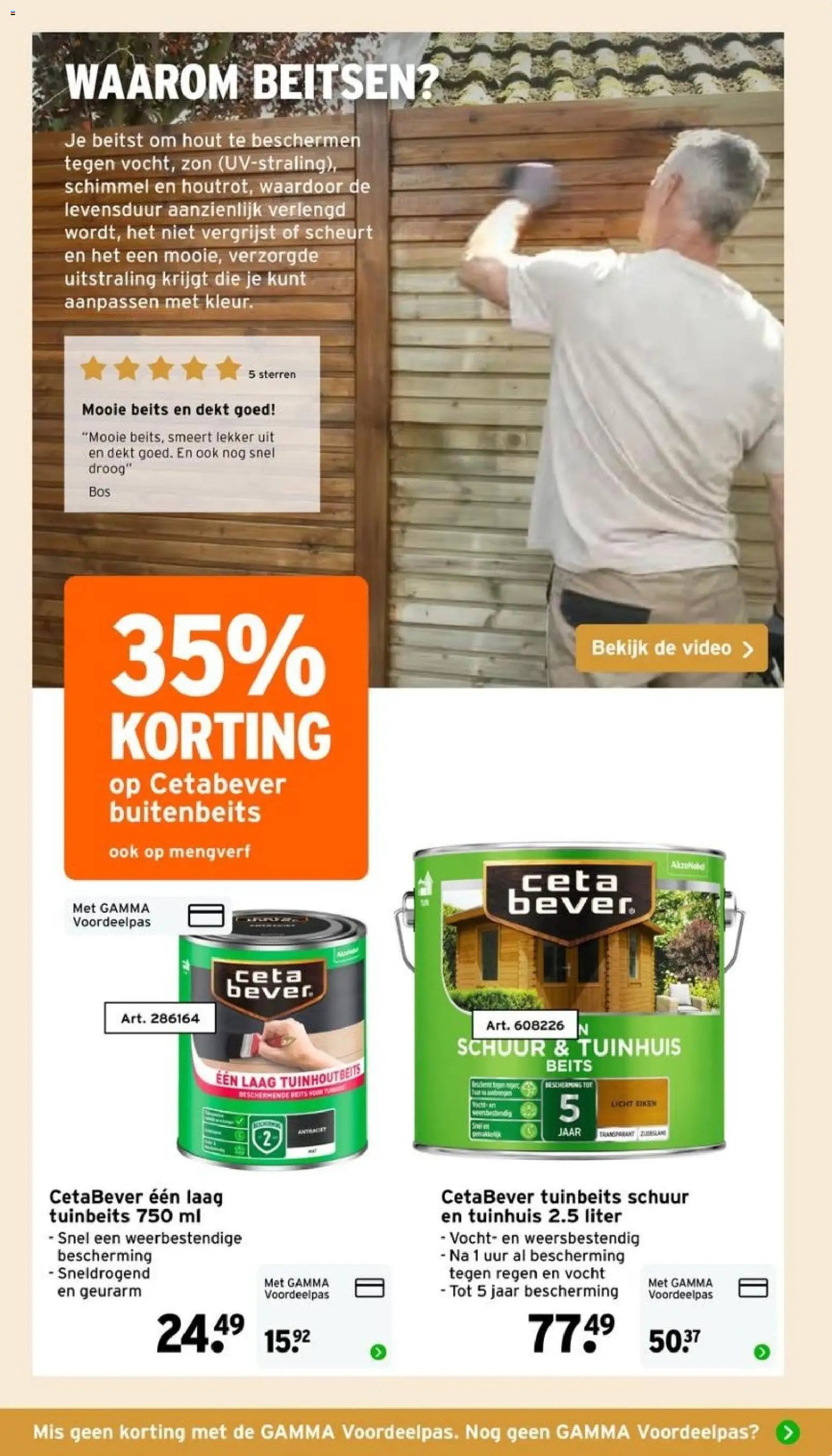 GAMMA folder - De nummer 1 in verf