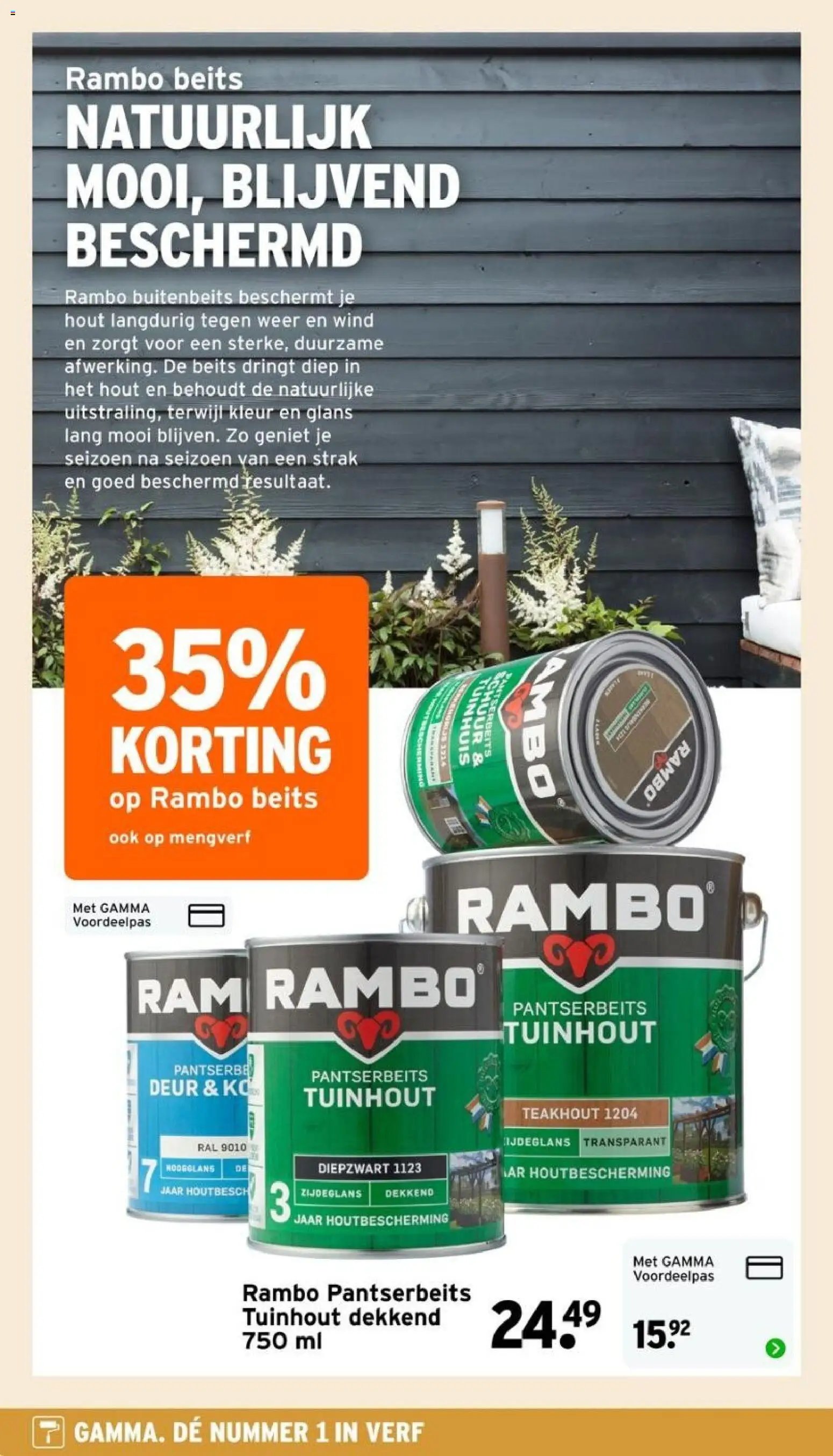 GAMMA folder - De nummer 1 in verf
