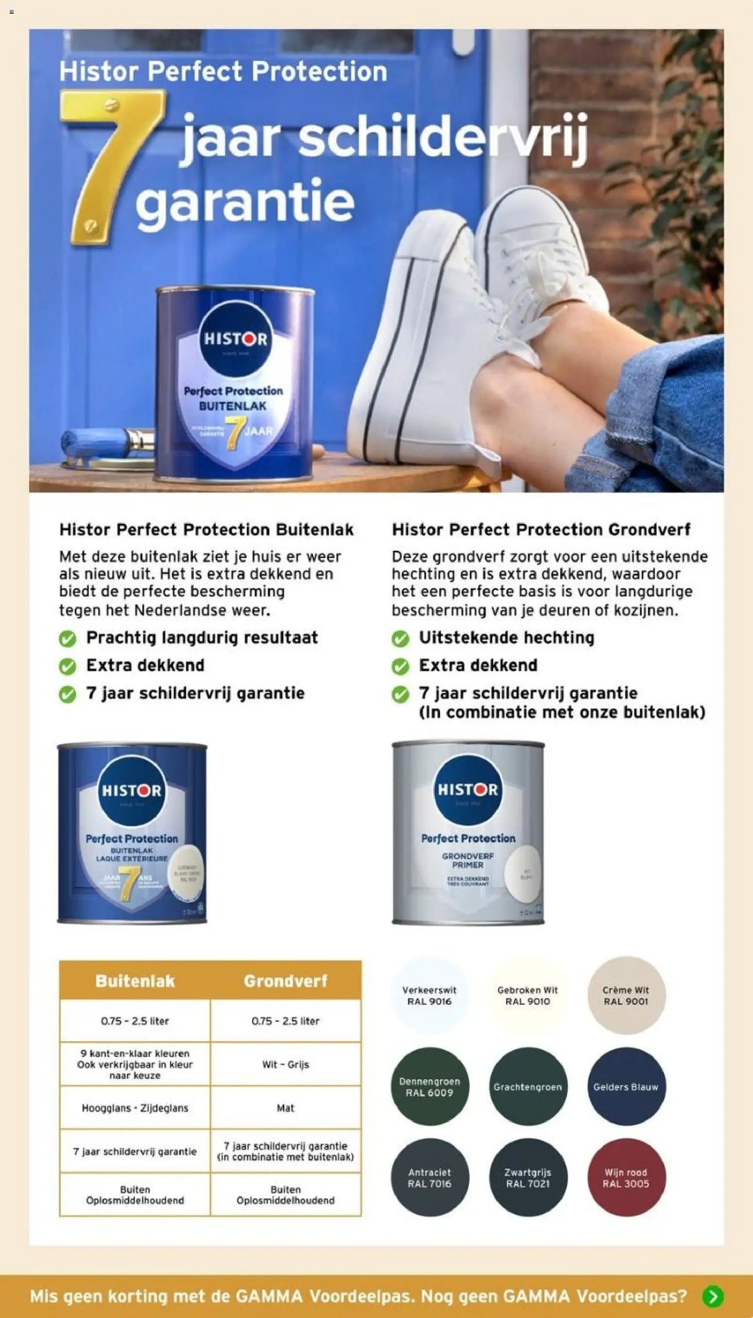 GAMMA folder - De nummer 1 in verf