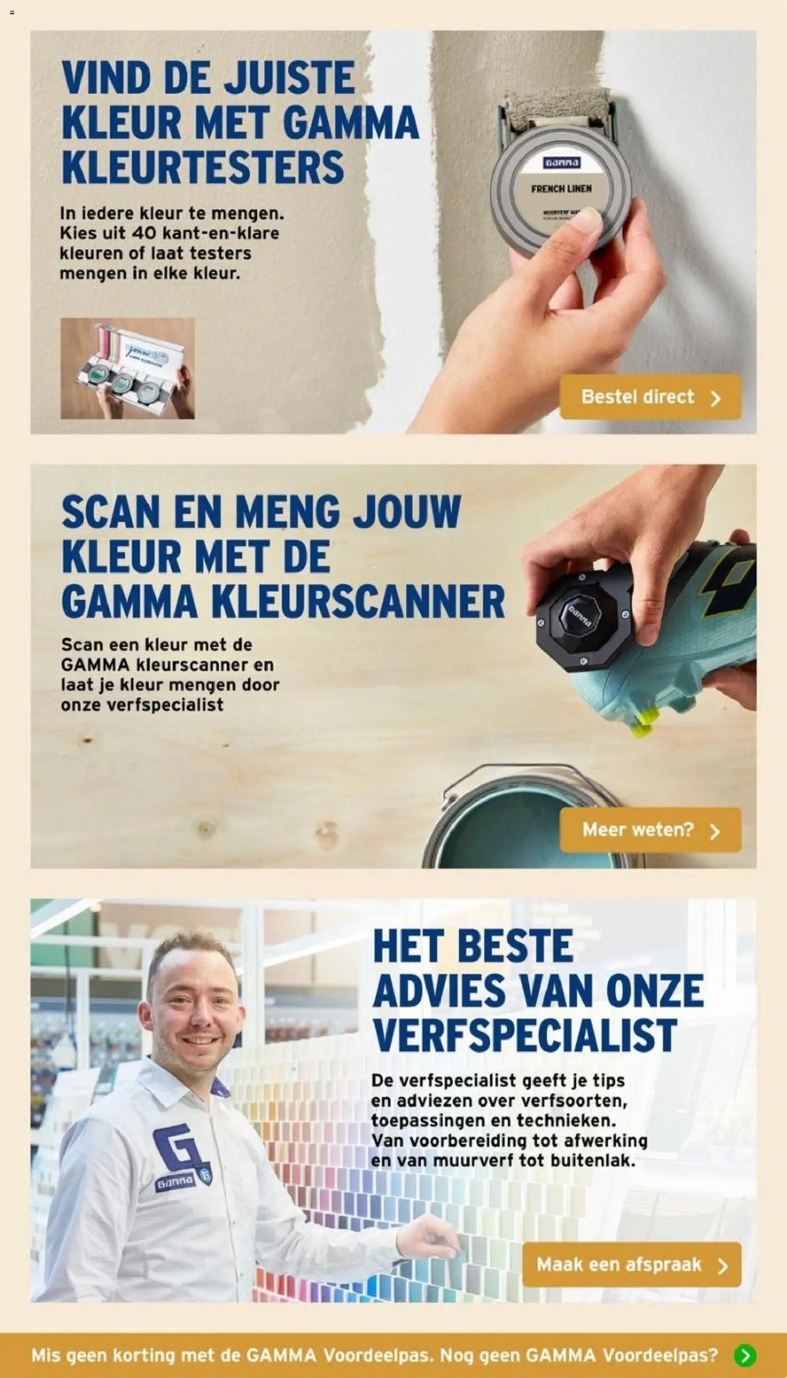 GAMMA folder - De nummer 1 in verf