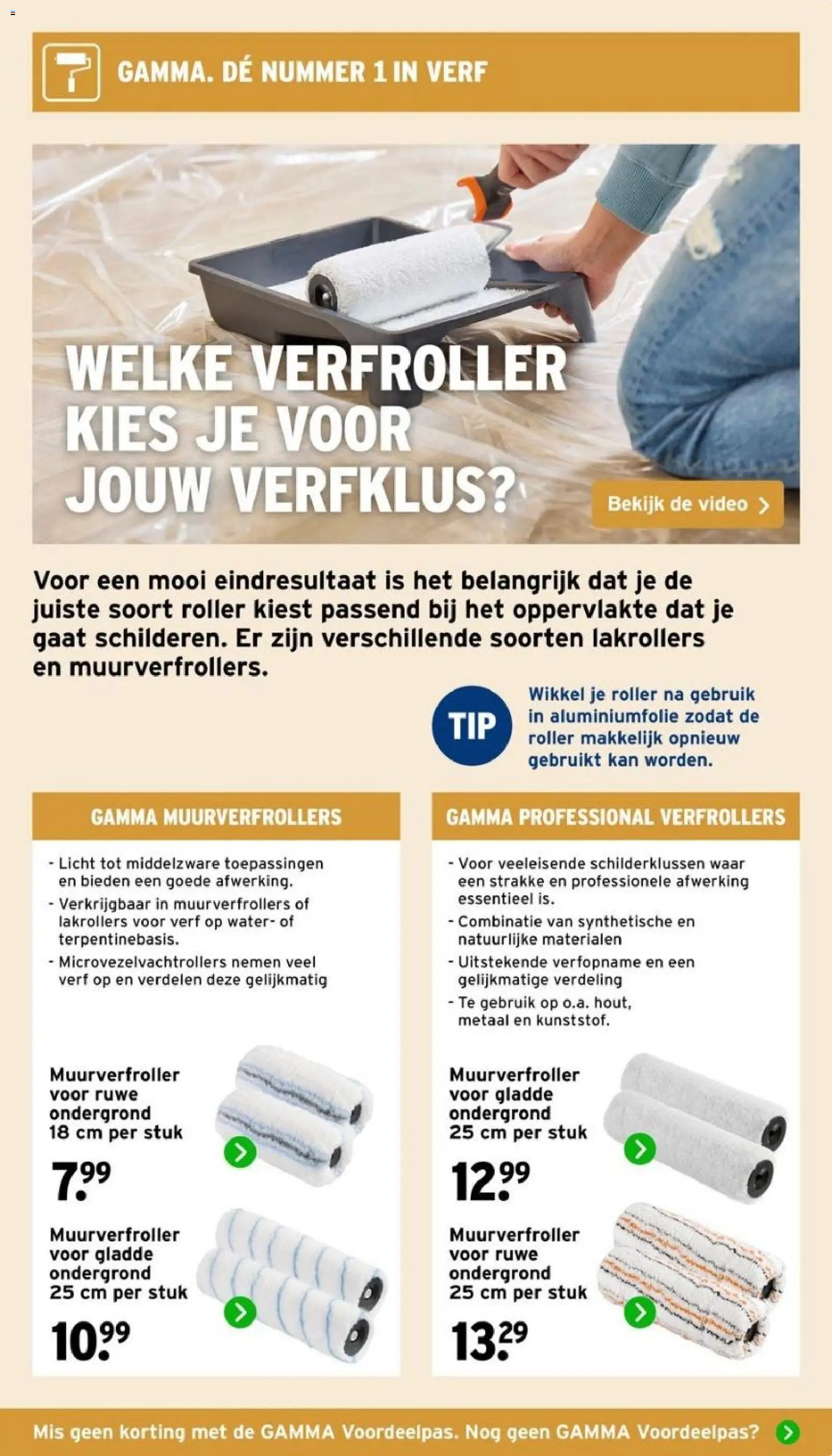 GAMMA folder - De nummer 1 in verf