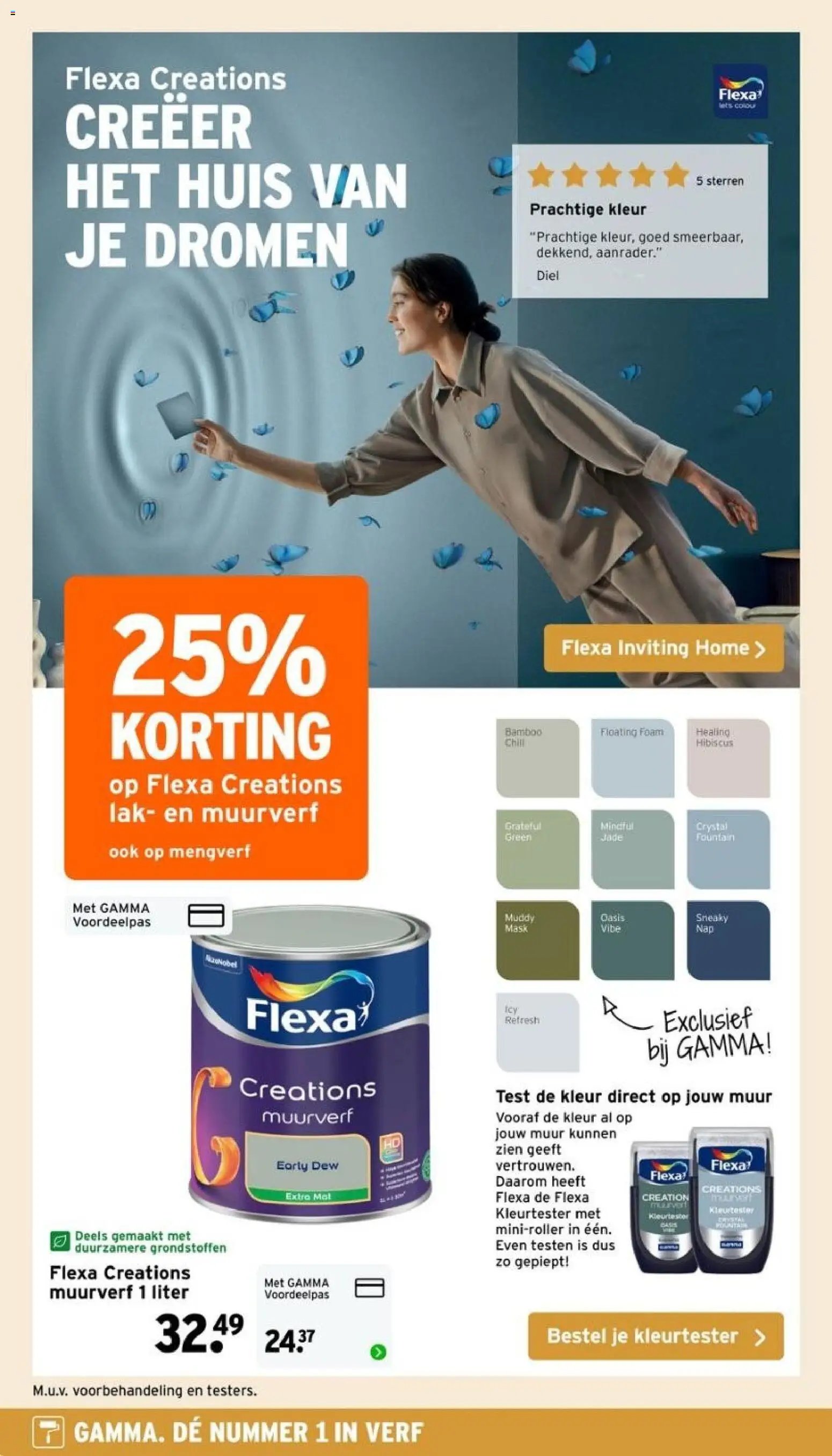 GAMMA folder - De nummer 1 in verf