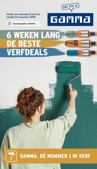 GAMMA folder - De nummer 1 in verf