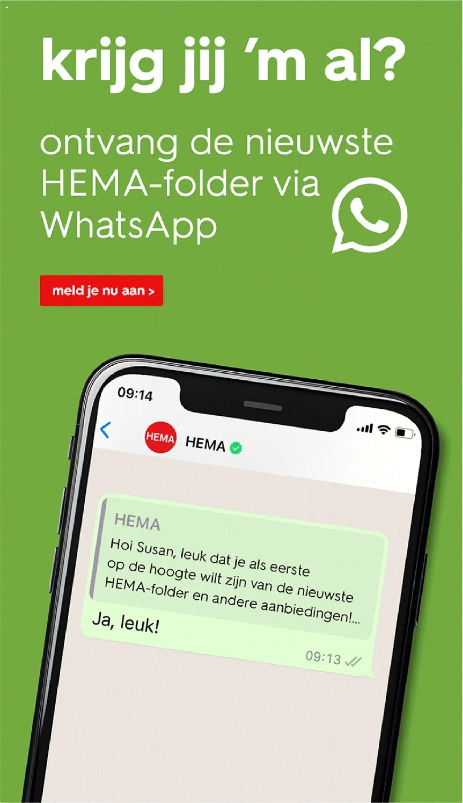 Hema folder - Magazine
