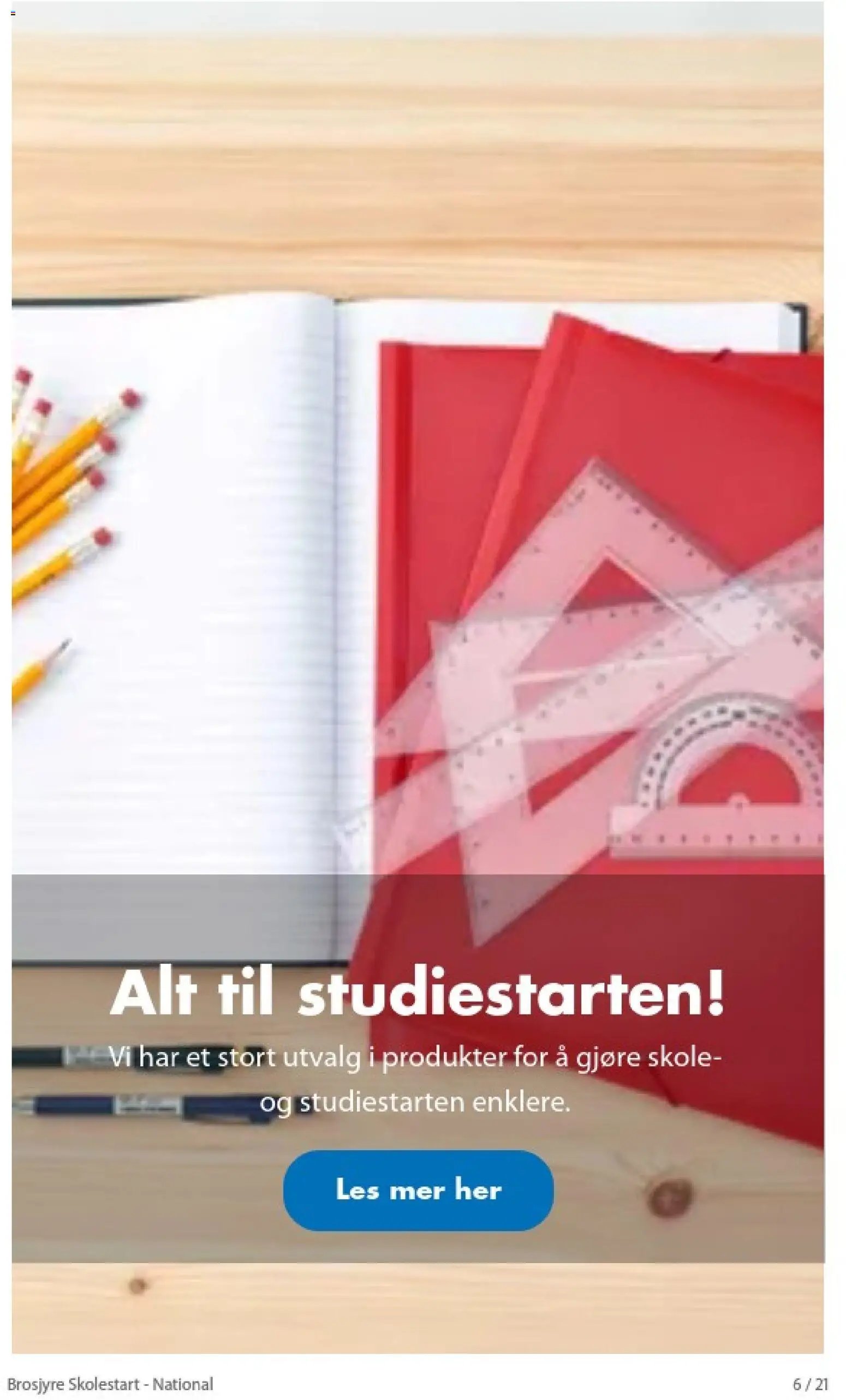 Biltema Brosjyre Skolestart - National