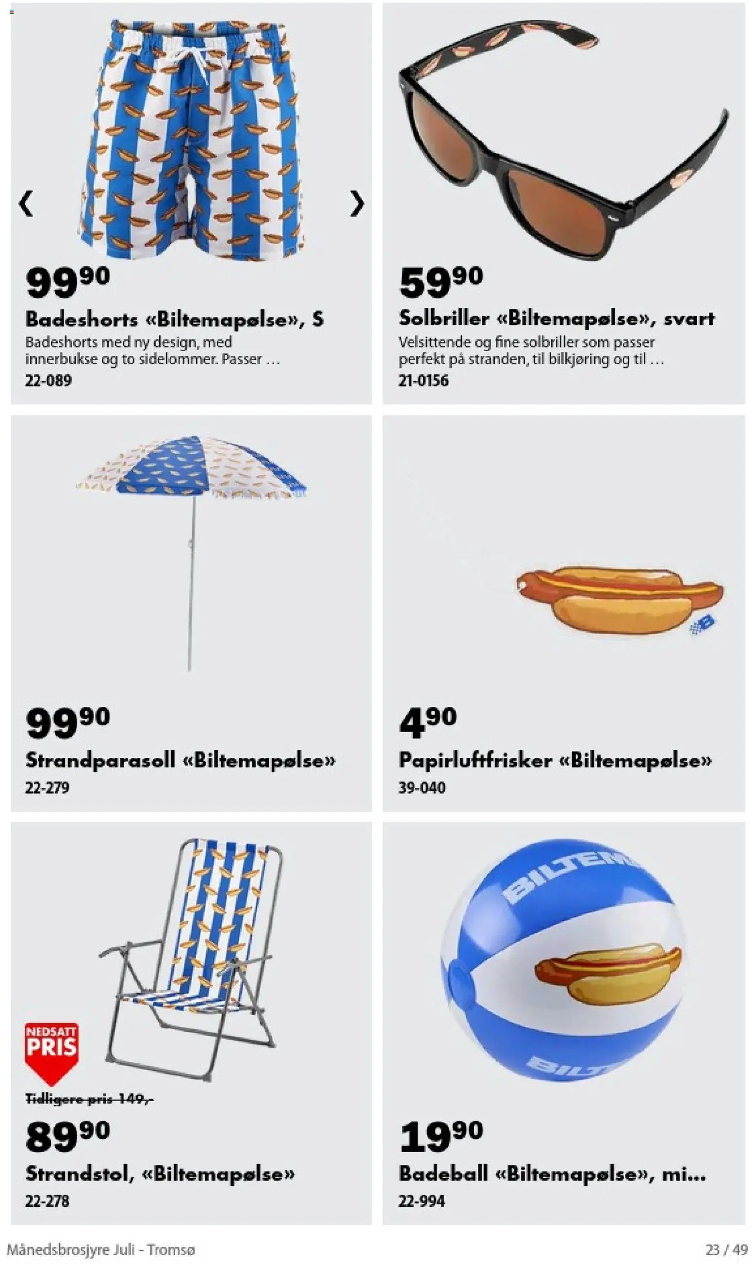 Biltema Månedsbrosjyre Juli - National