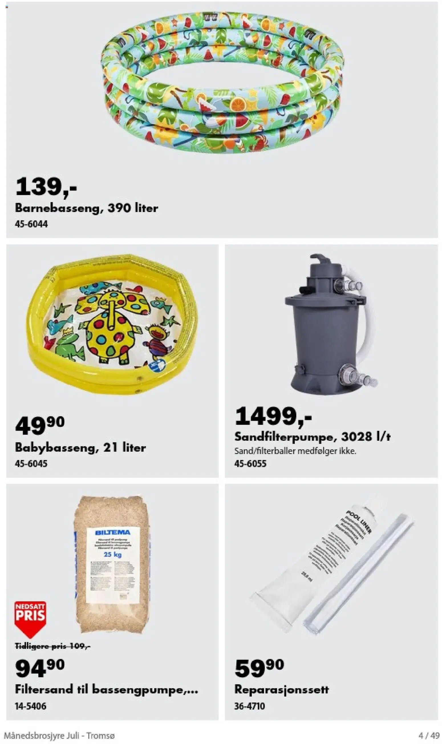 Biltema Månedsbrosjyre Juli - National
