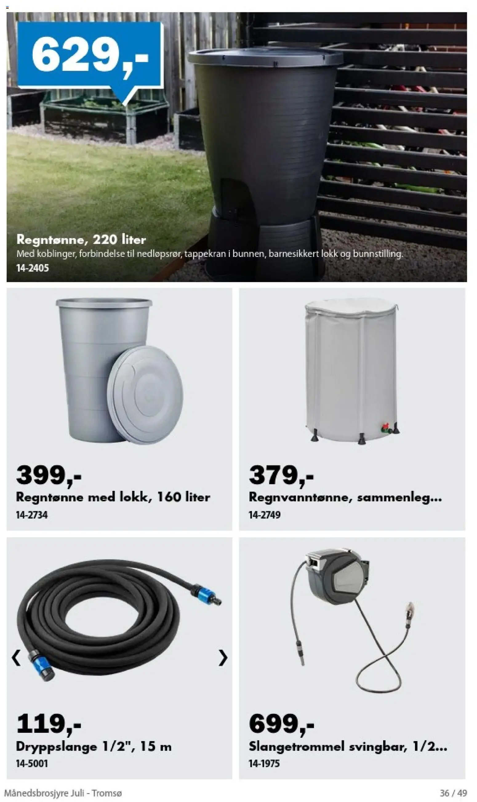 Biltema Månedsbrosjyre Juli - National