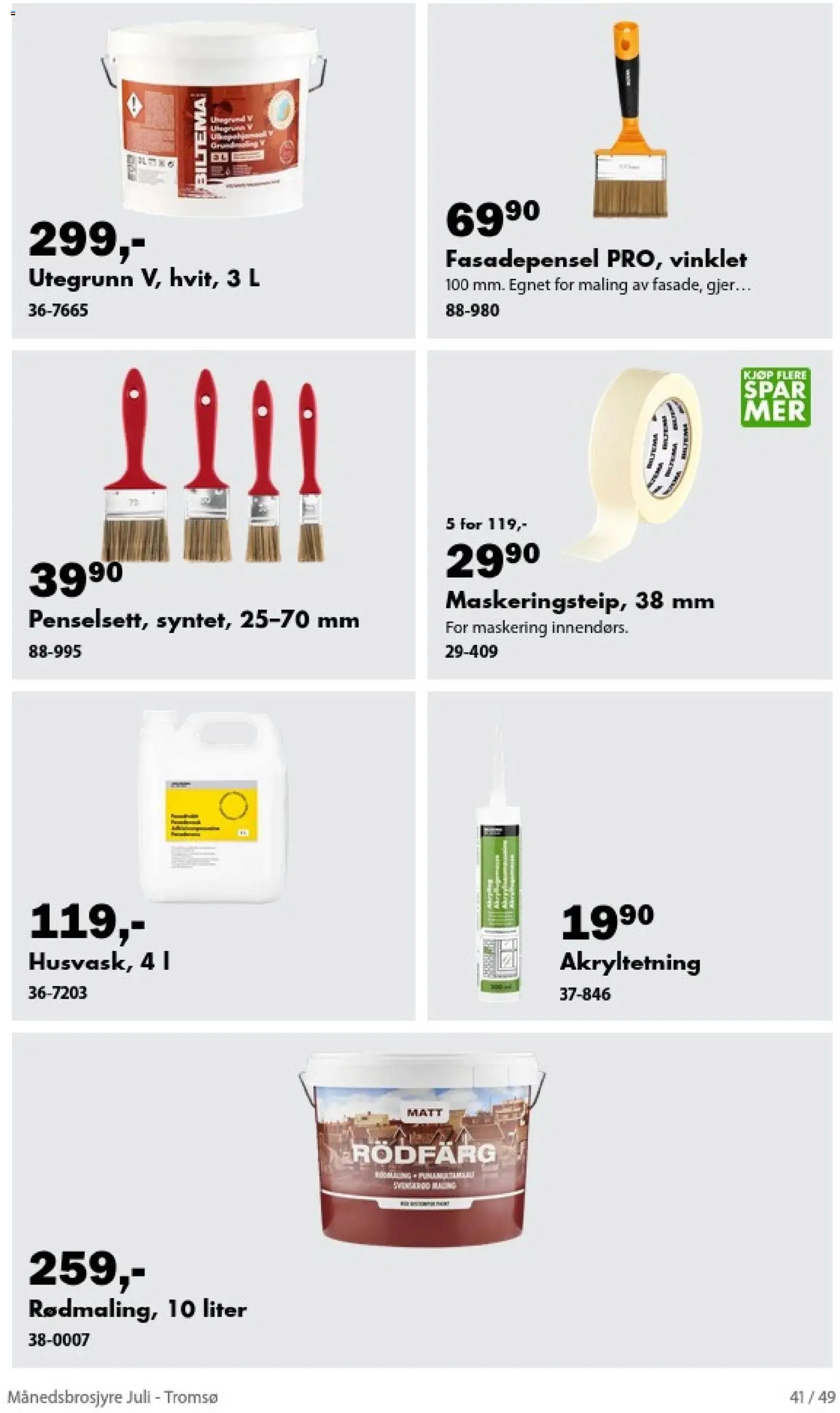 Biltema Månedsbrosjyre Juli - National