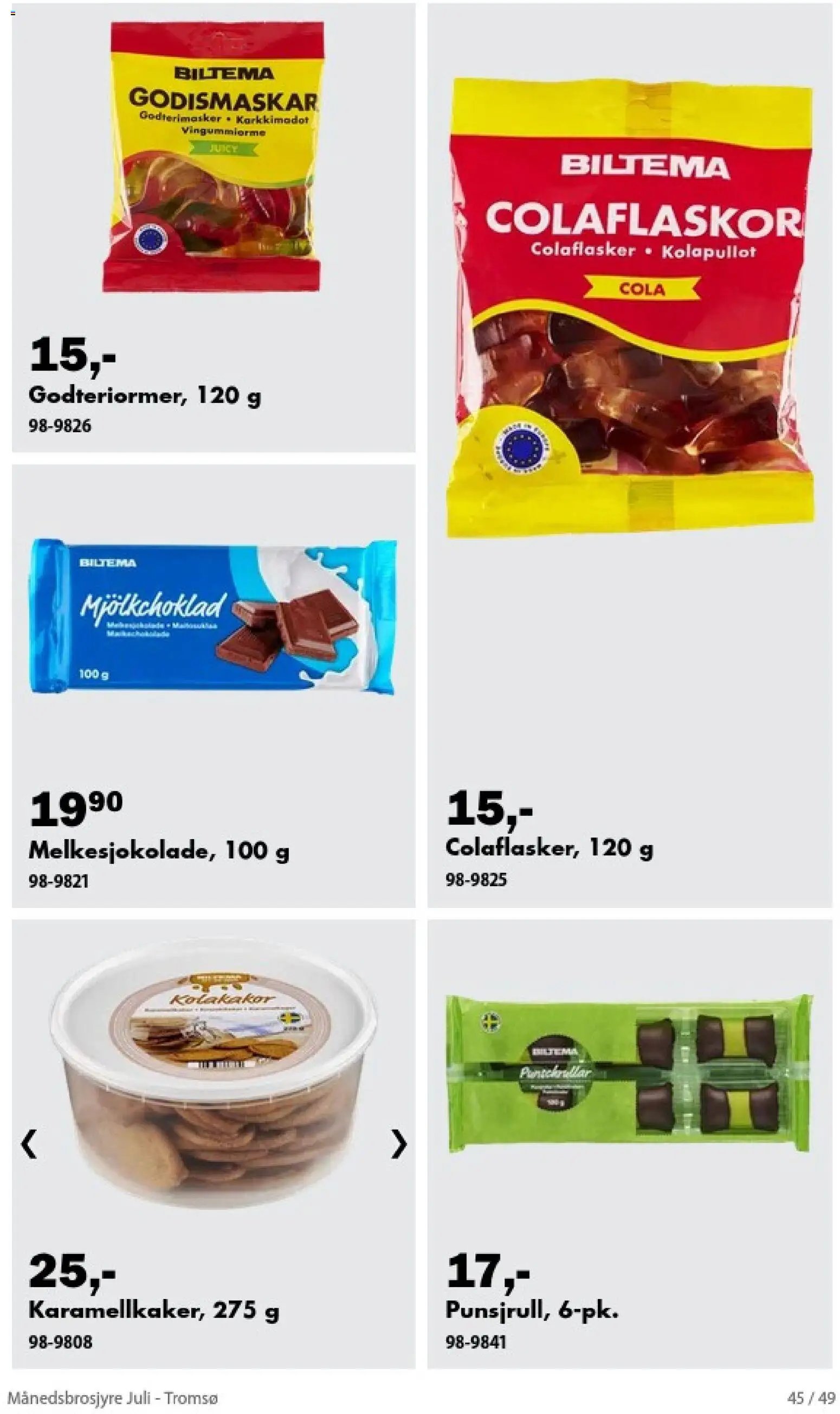 Biltema Månedsbrosjyre Juli - National