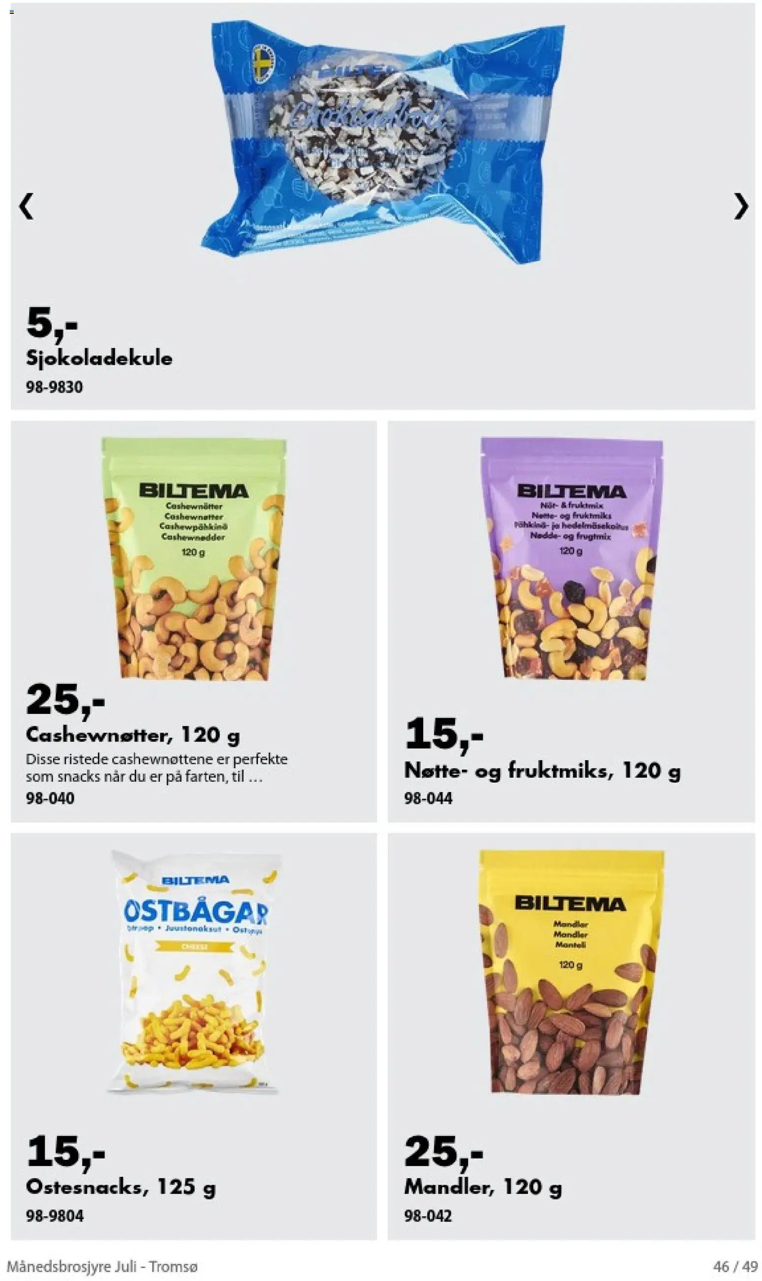 Biltema Månedsbrosjyre Juli - National