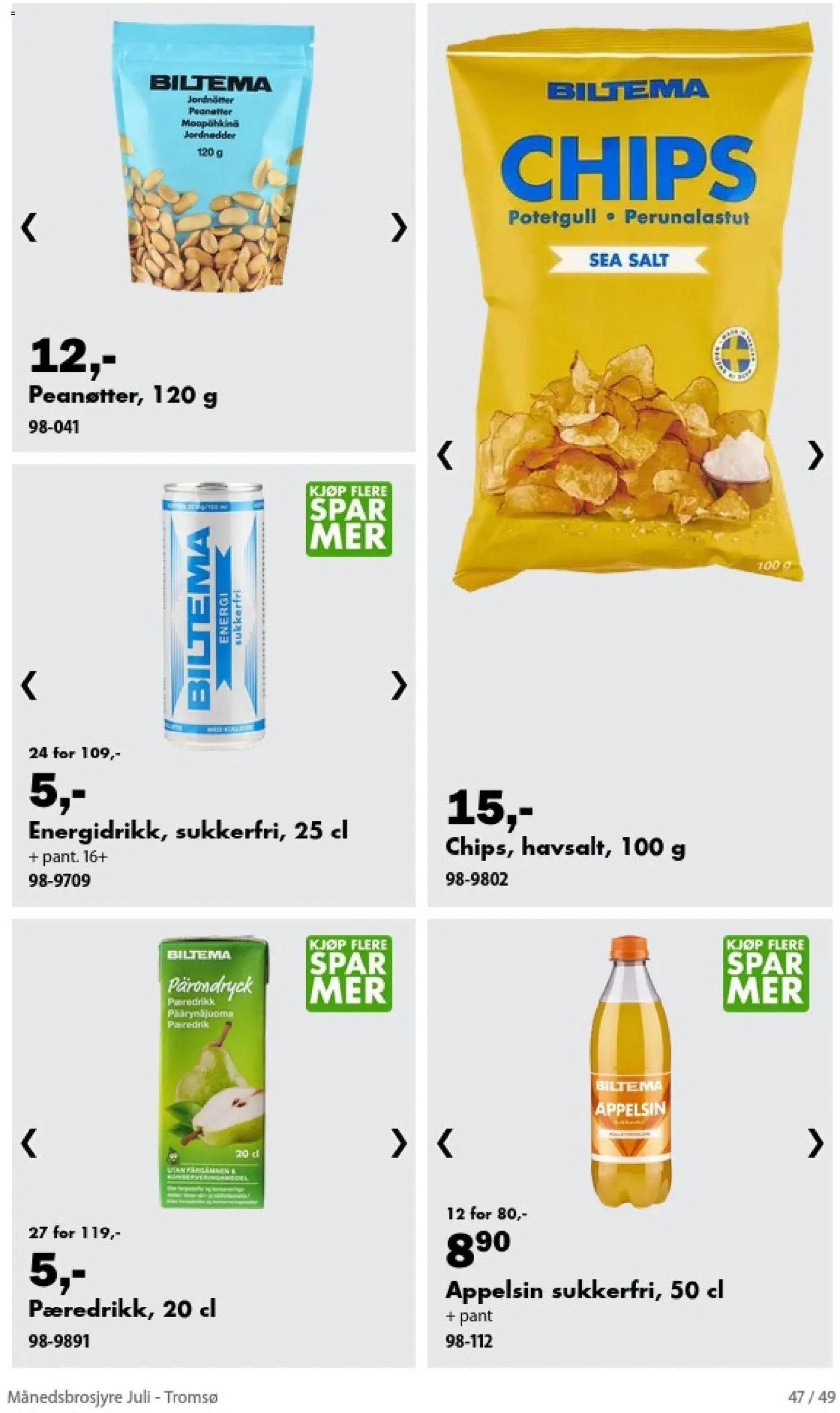 Biltema Månedsbrosjyre Juli - National