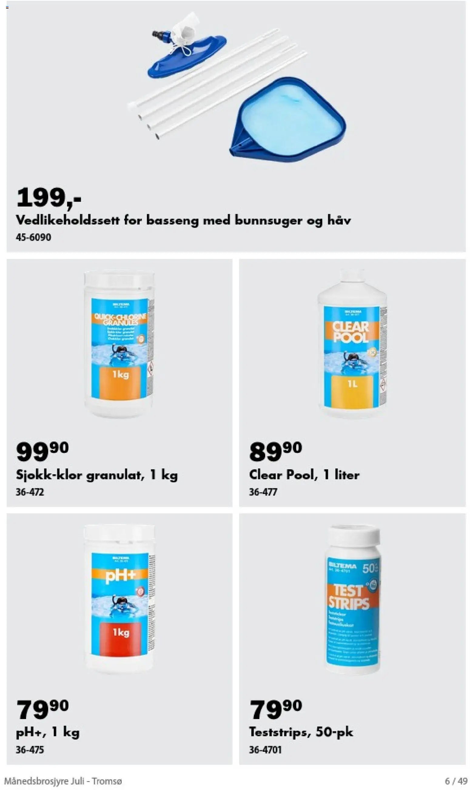 Biltema Månedsbrosjyre Juli - National