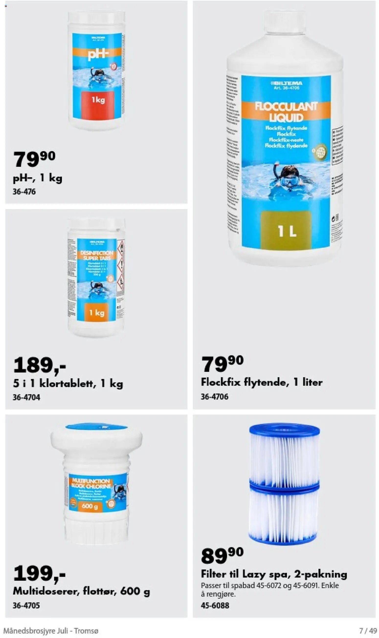 Biltema Månedsbrosjyre Juli - National