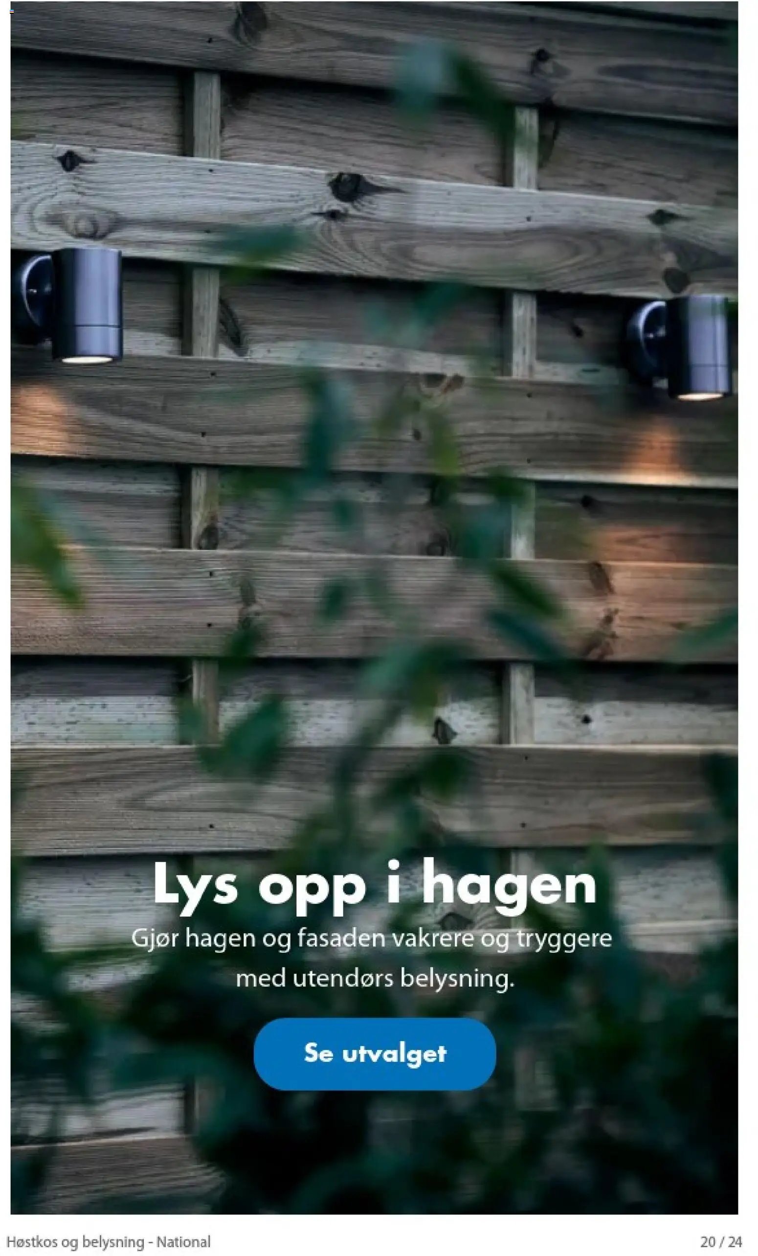 Biltema kundeavis Høstkos og belysning - National