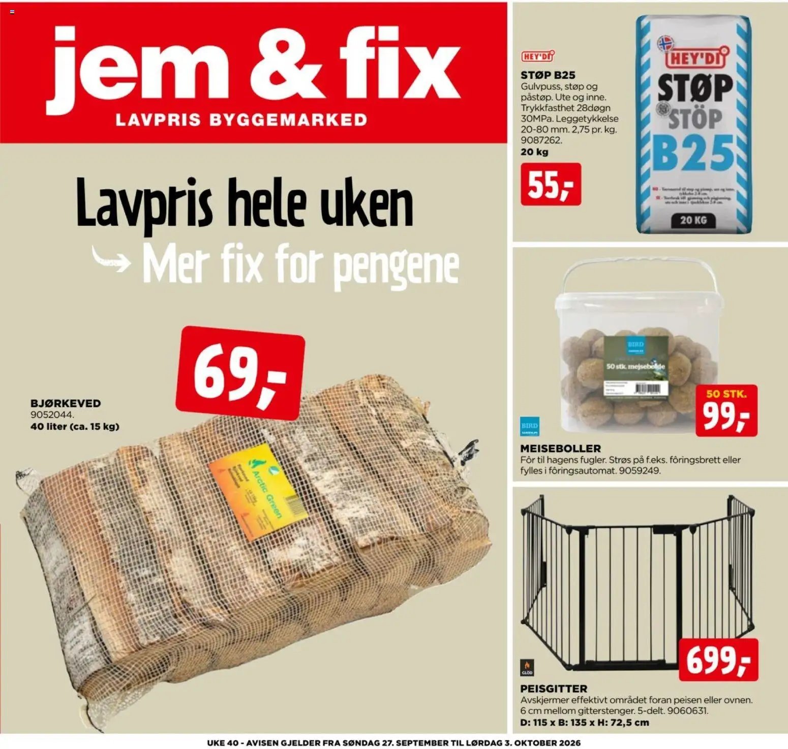 Jem & Fix kundeavis