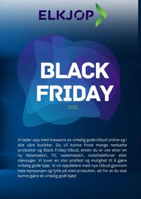 Elkjøp - Black Friday Varsel (2025-10-22 - 2025-11-28)