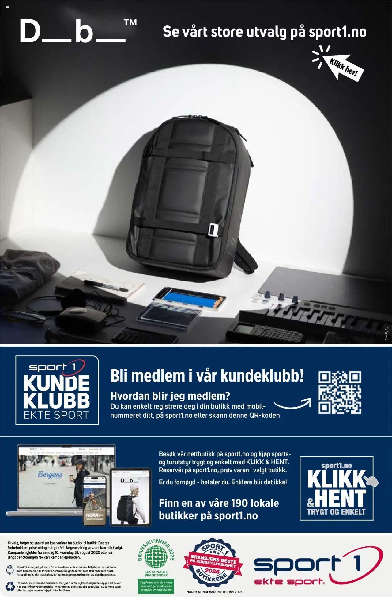 Sport 1 kundeavis (2025-08-10 - 2025-08-31)