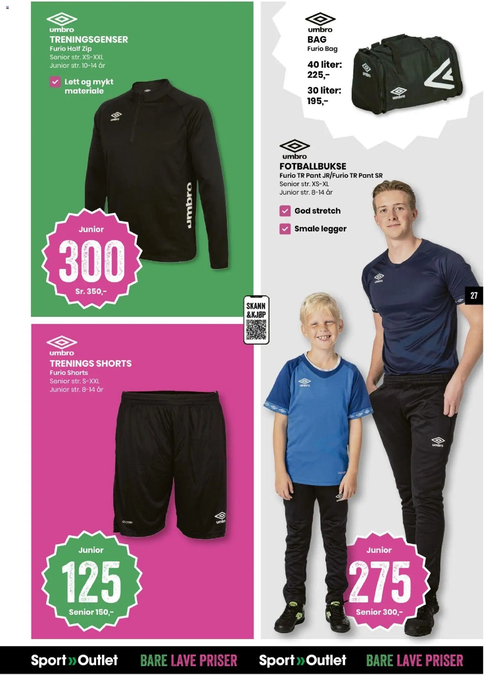 Sport Outlet Skolestart til bare lave priser