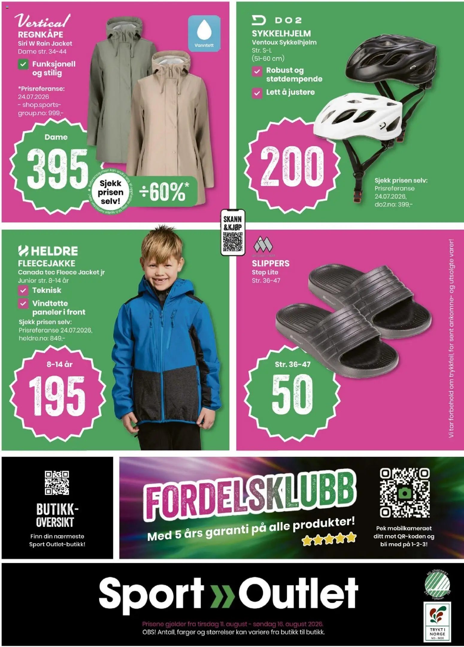 Sport Outlet Skolestart til bare lave priser