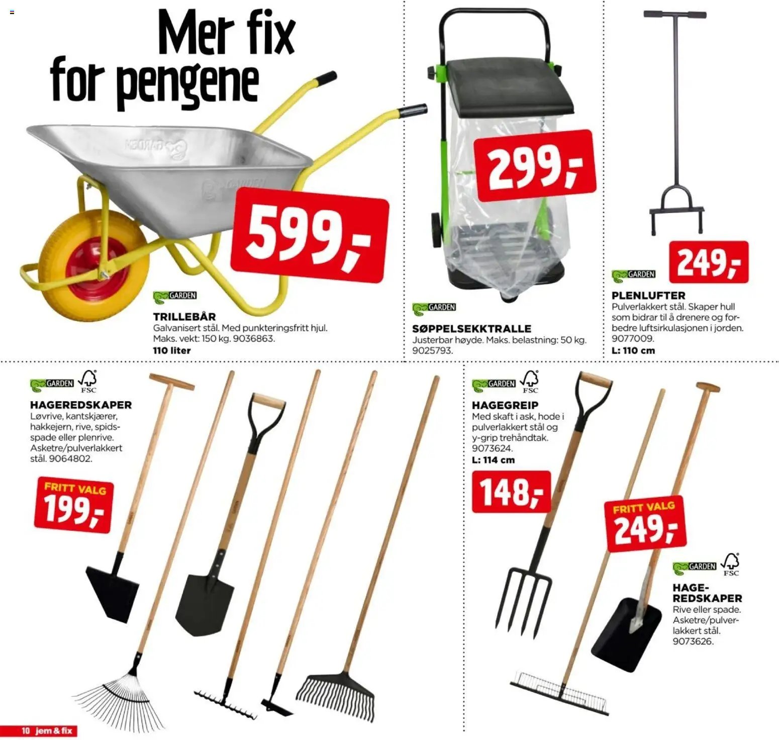 Jem & Fix kundeavis