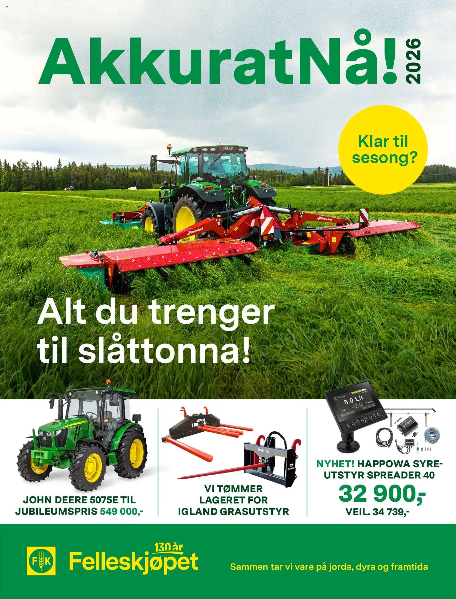 Felleskjøpet AkkuratNå! 2026 (2026-04-15 - 2027-01-03)