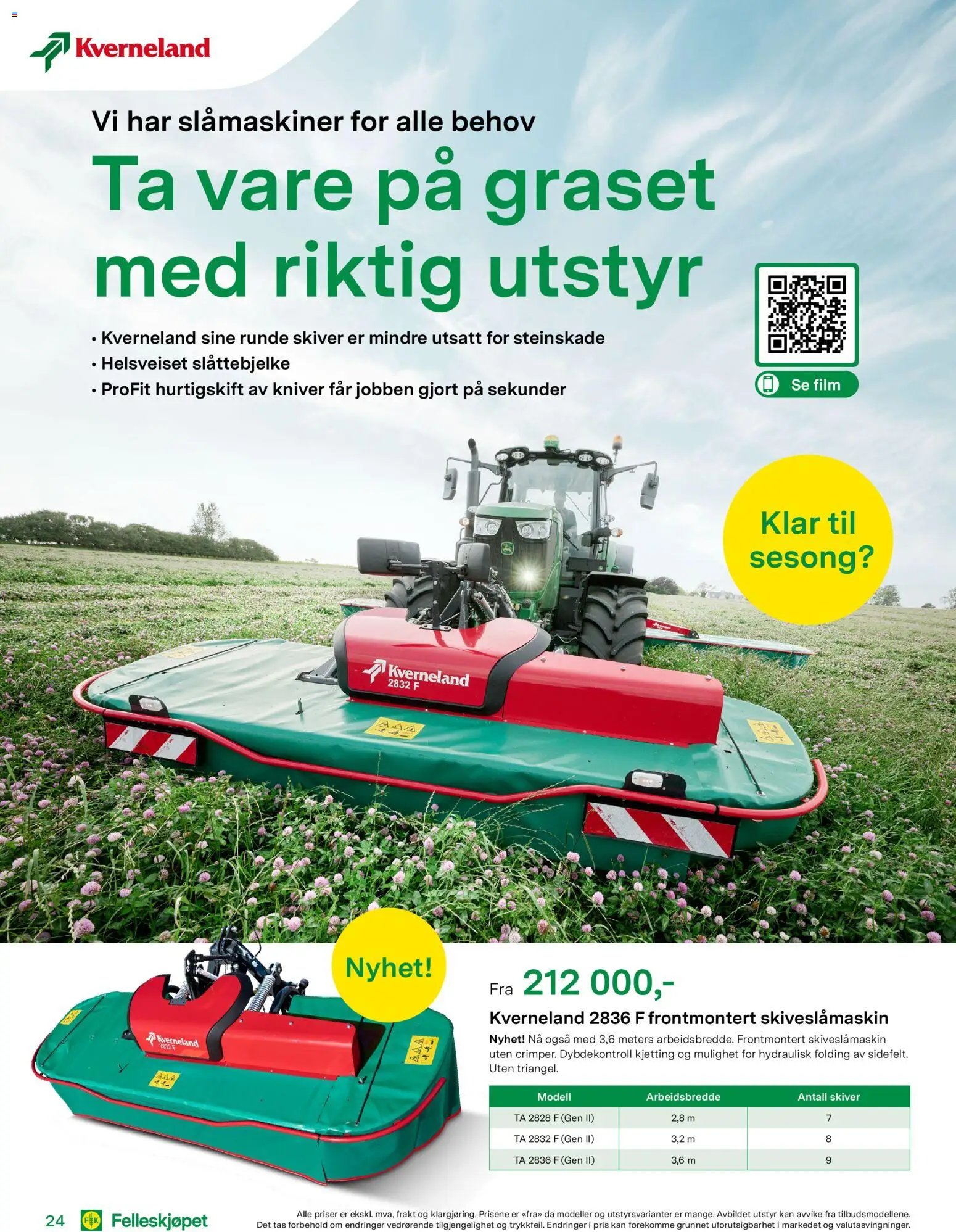 Felleskjøpet AkkuratNå! 2026 (2026-04-15 - 2027-01-03)