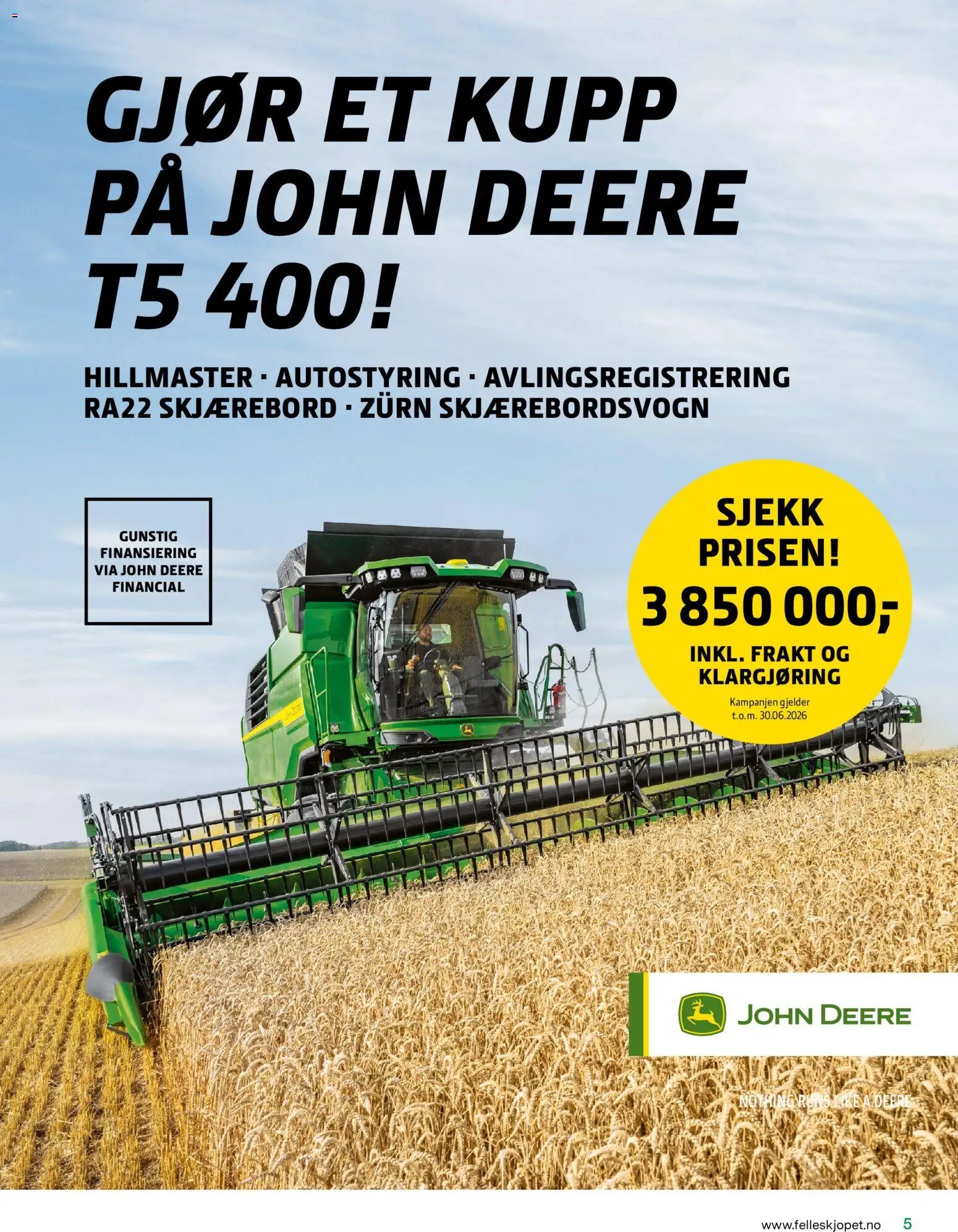 Felleskjøpet AkkuratNå! 2026 (2026-04-15 - 2027-01-03)