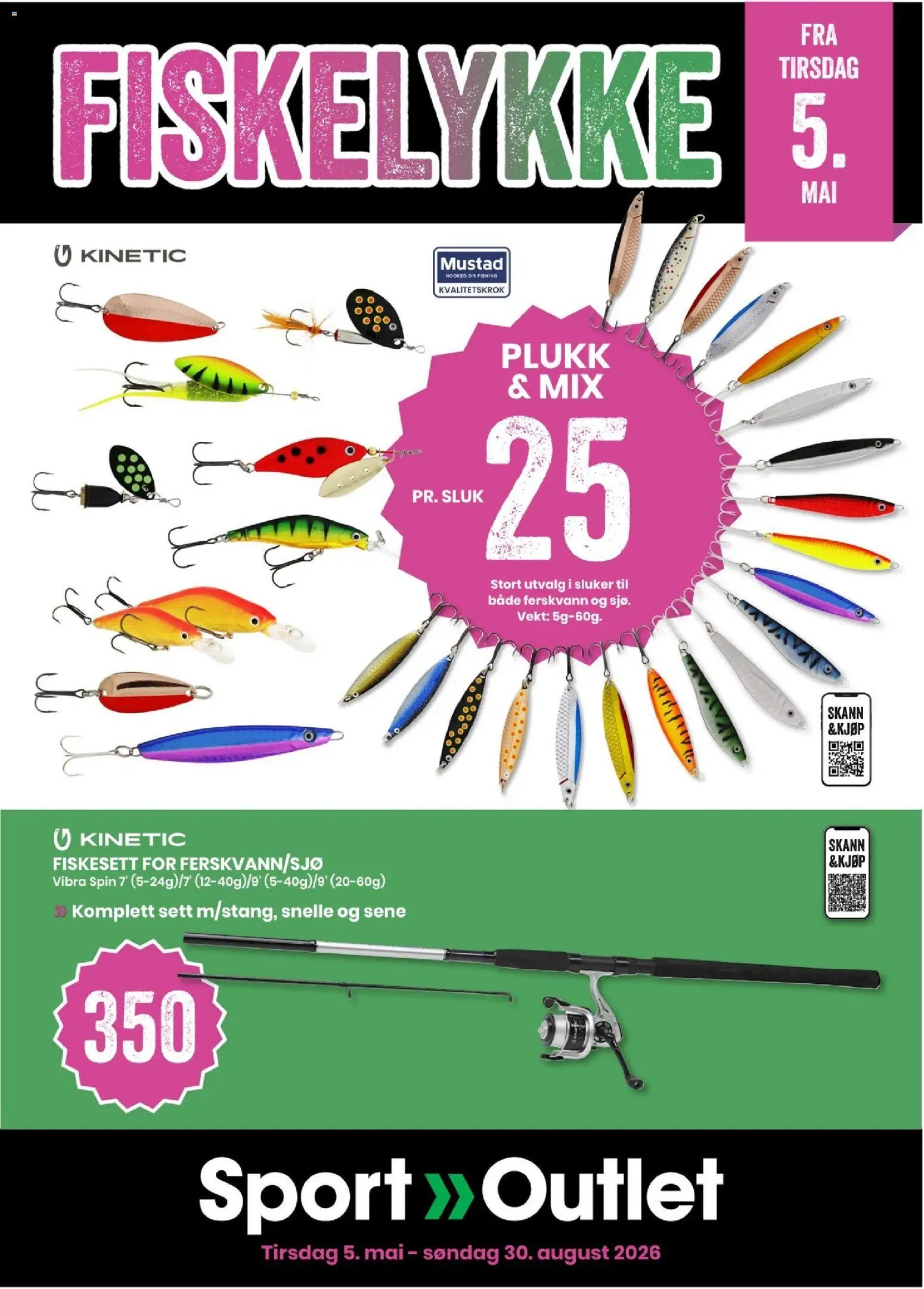 Sport Outlet Fiskelykke 2026 (2026-05-05 - 2026-08-30)