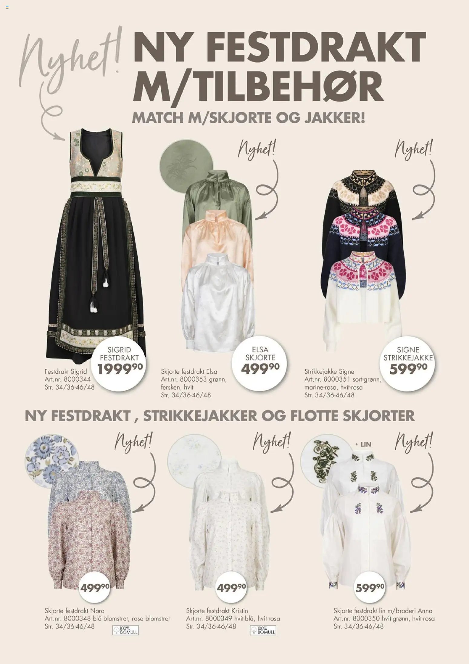 Spar Kjøp Festdrakter 2026 (2026-03-18 - 2027-01-03)