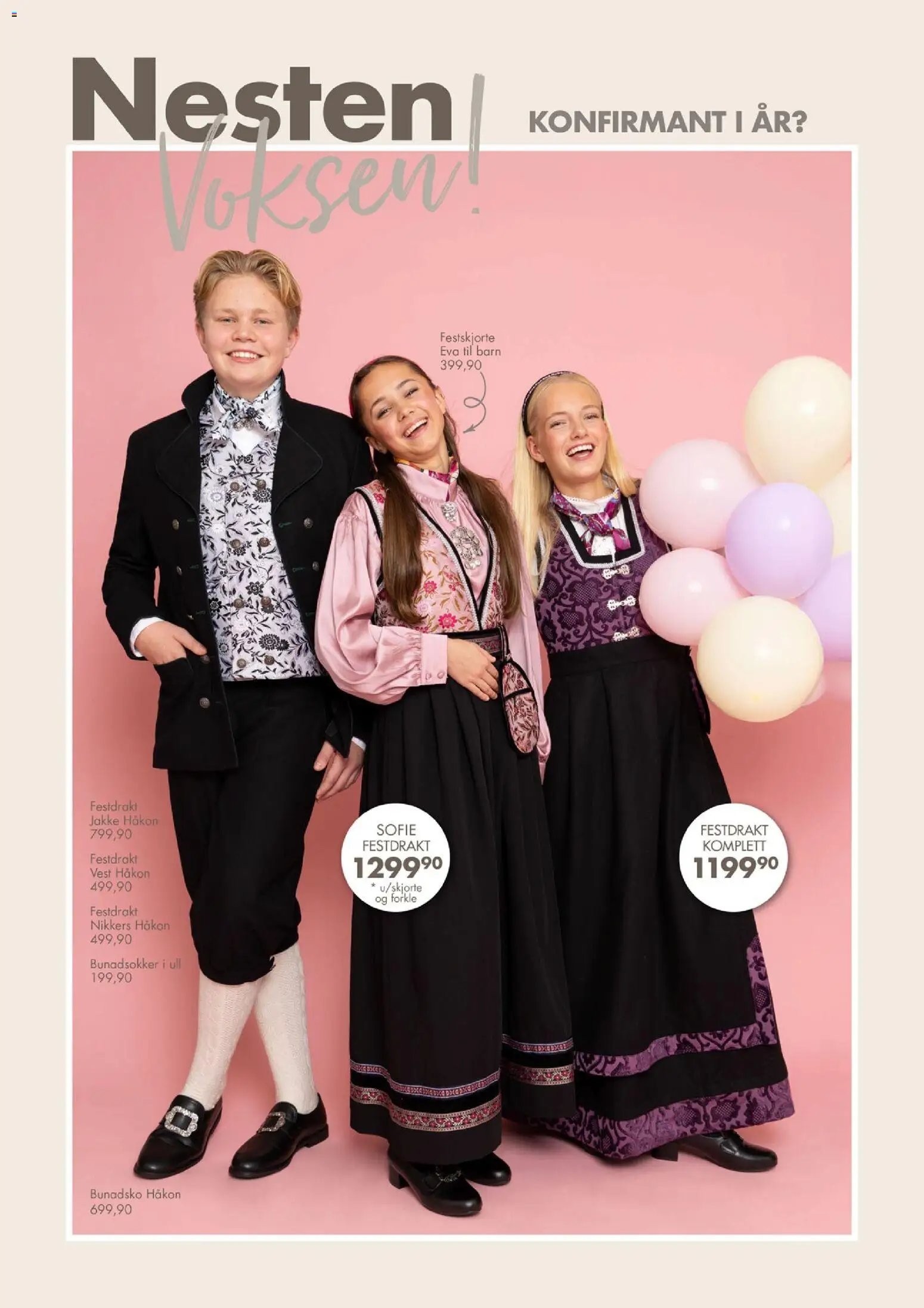 Spar Kjøp Festdrakter 2026 (2026-03-18 - 2027-01-03)