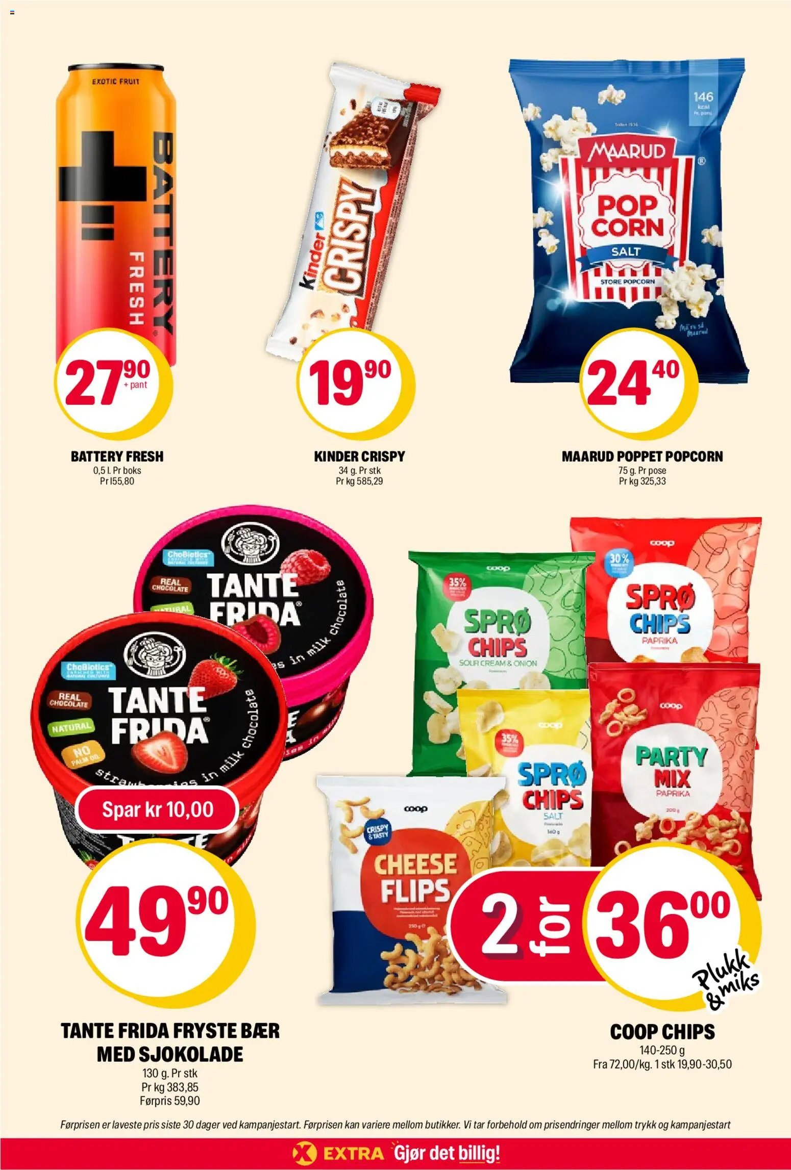 Coop Obs kundeavis extra