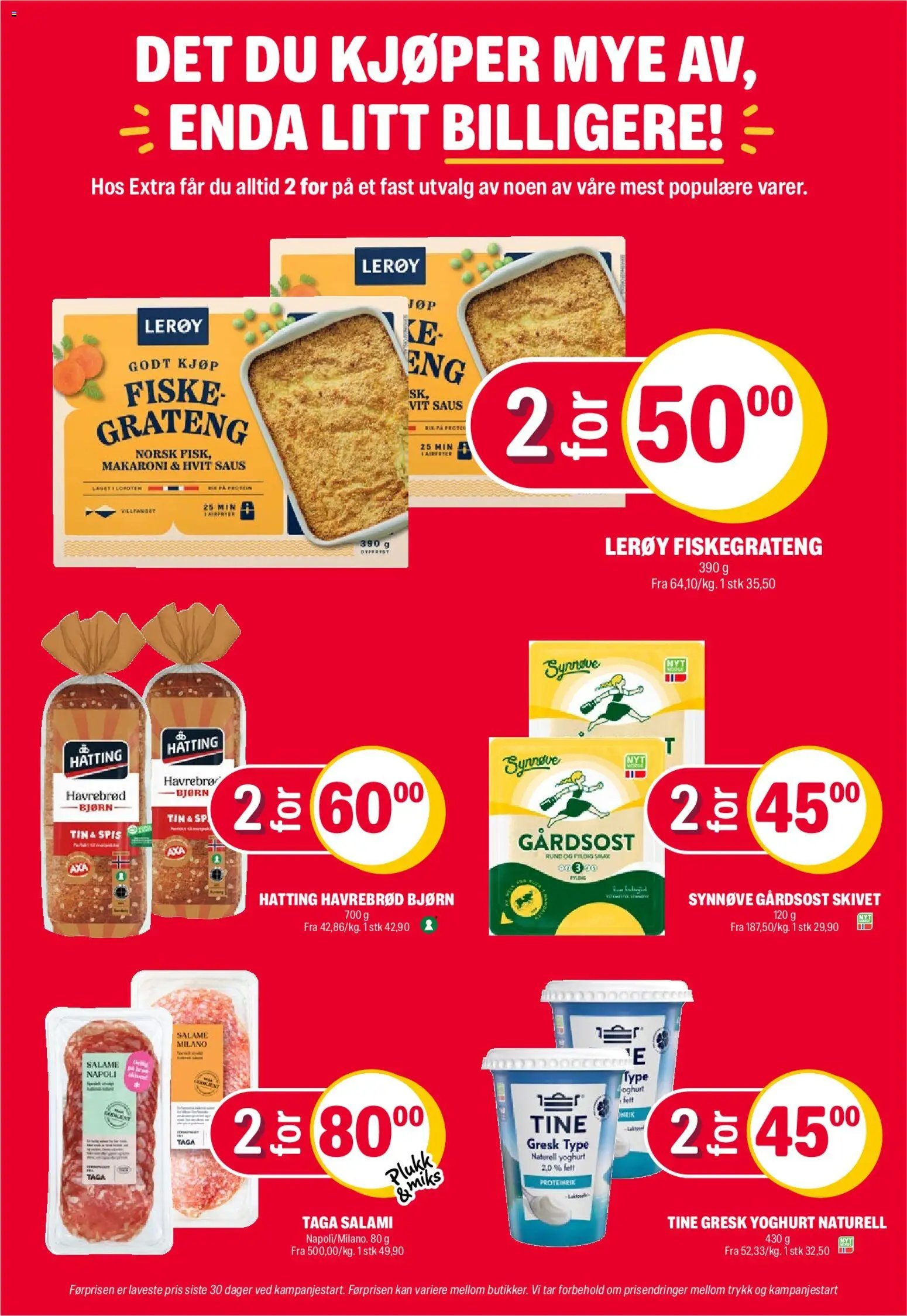 Coop Obs kundeavis extra