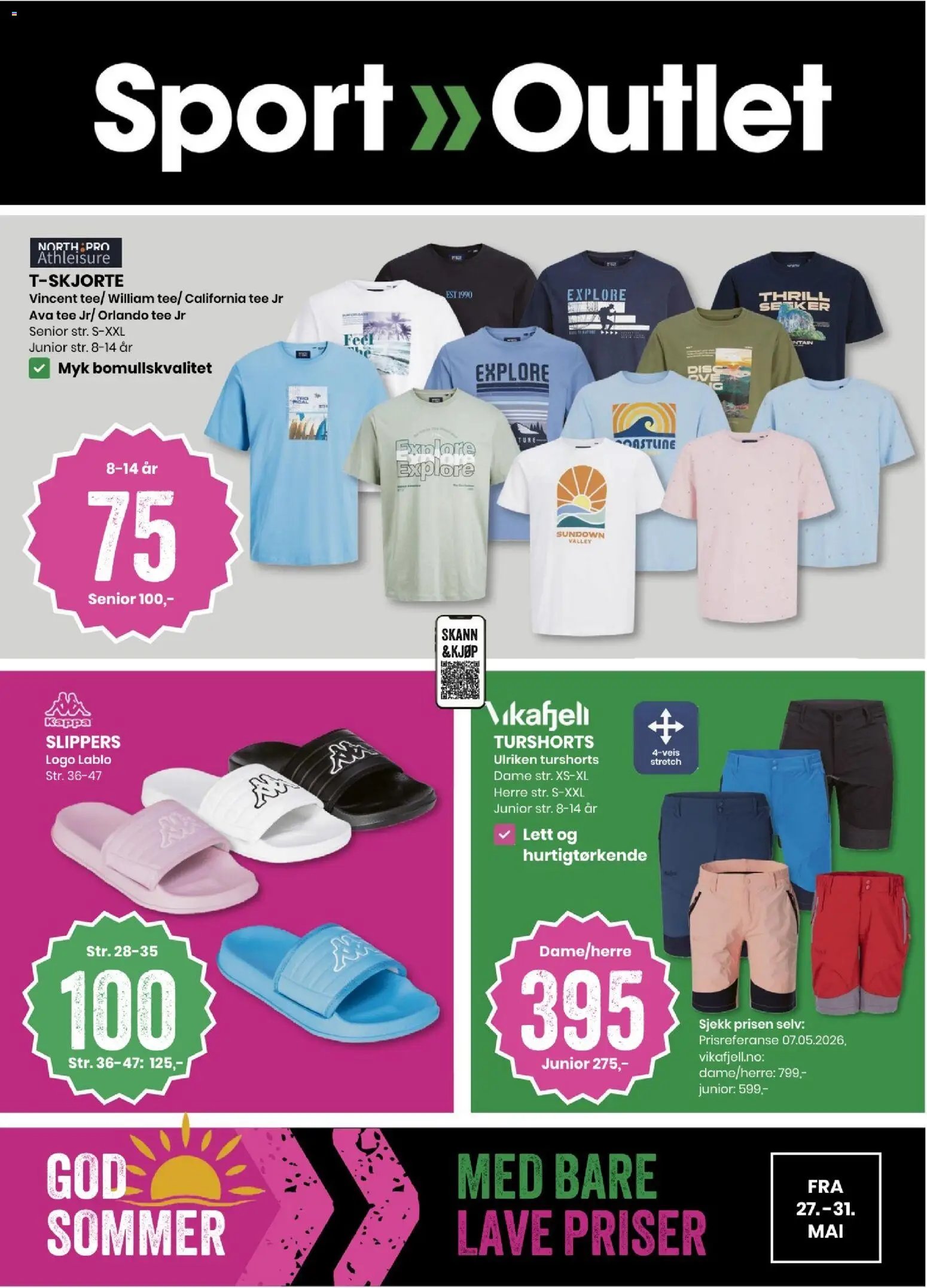 Sport Outlet kundeavis (2026-05-27 - 2026-05-31)
