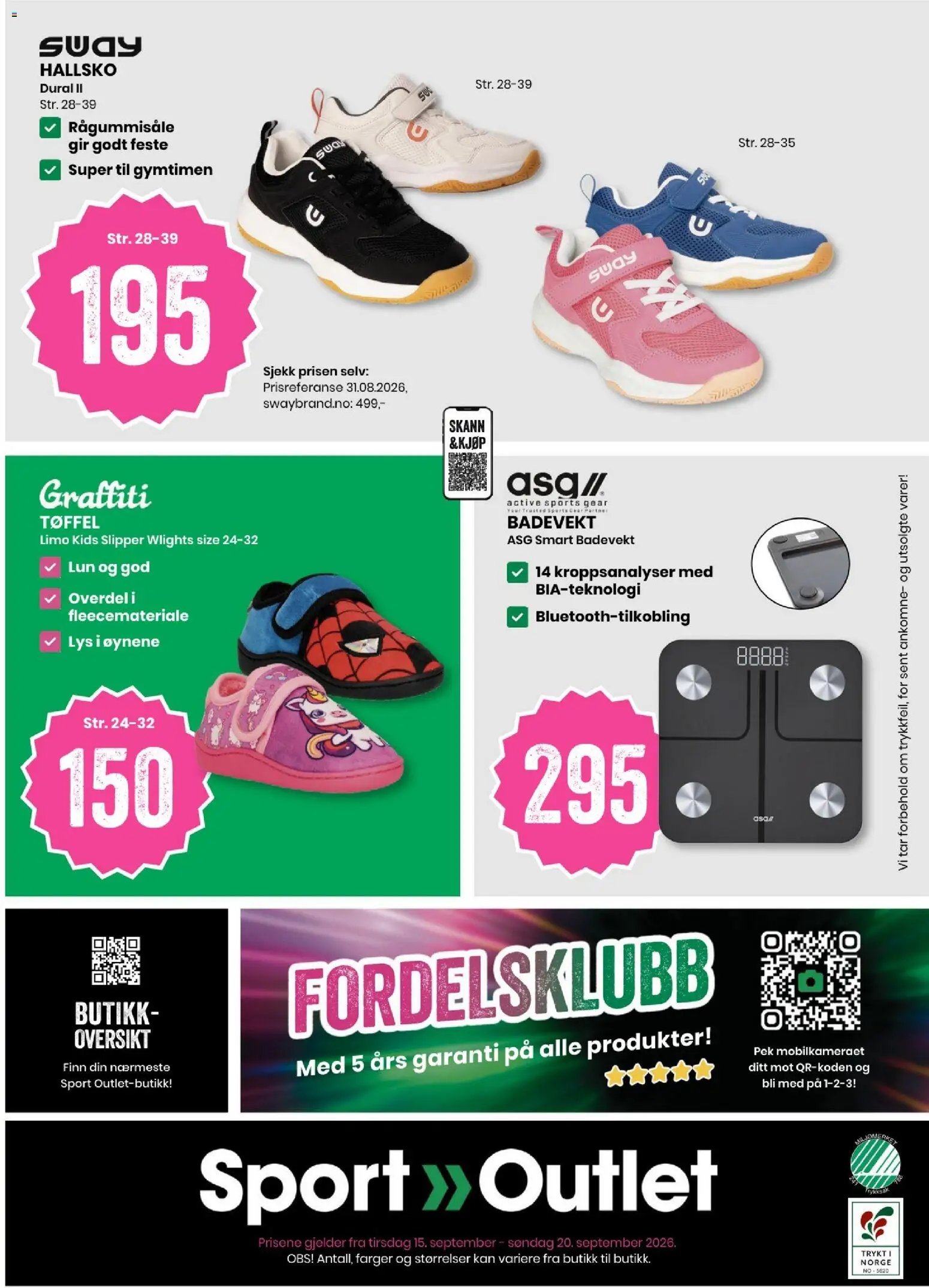 Sport Outlet kundeavis