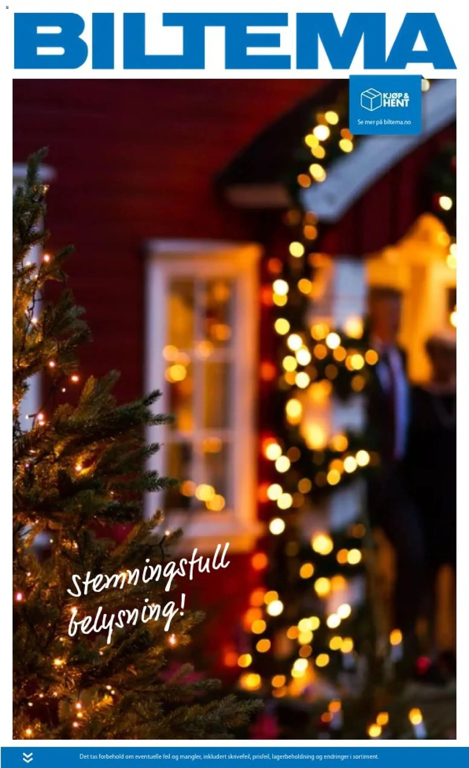 Biltema kundeavis stermingstull belysning!
