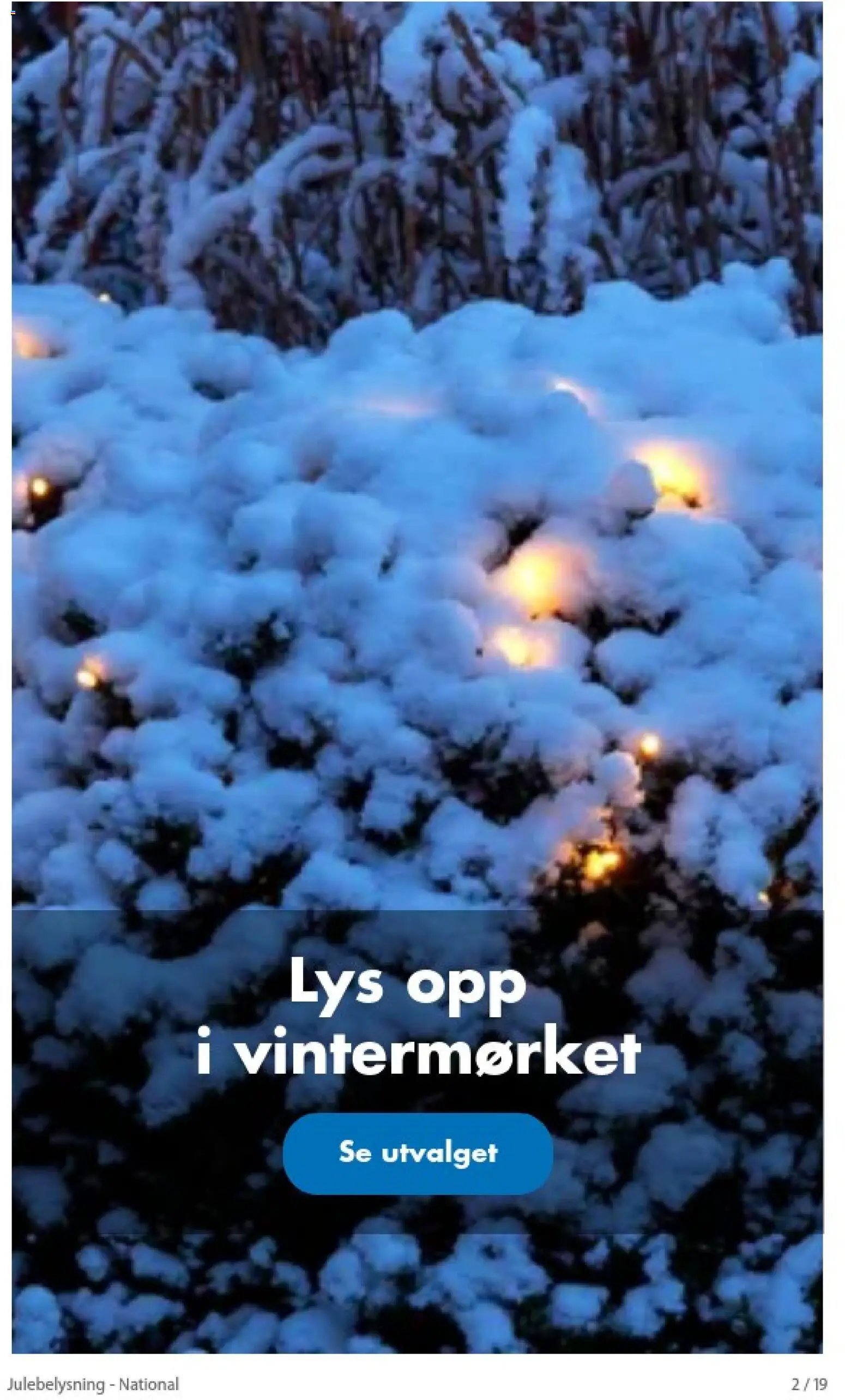 Biltema kundeavis stermingstull belysning!