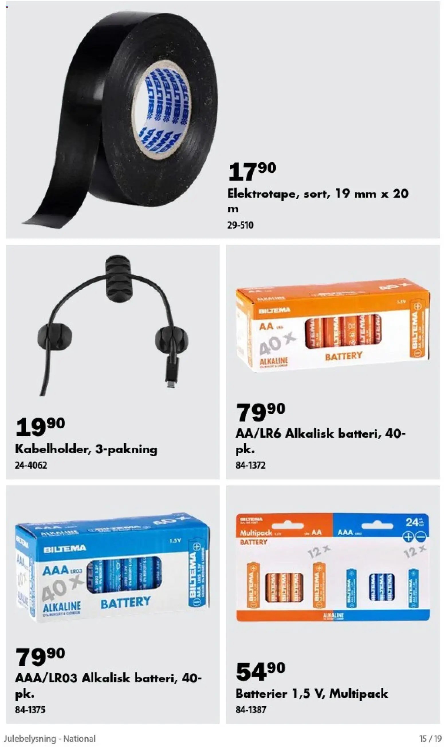 Biltema kundeavis stermingstull belysning!