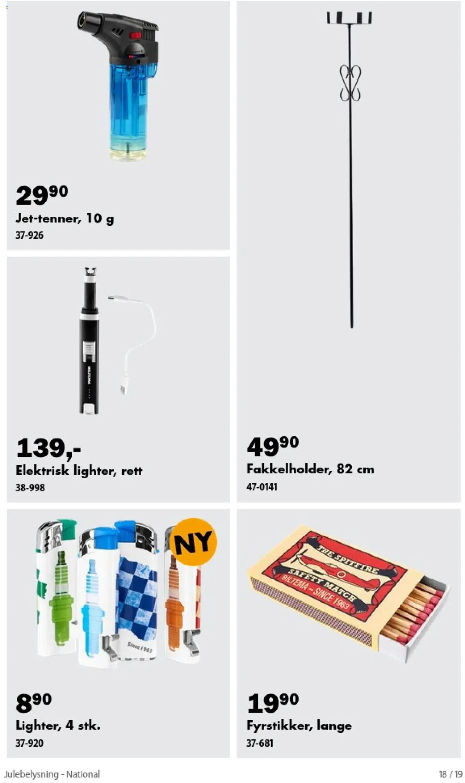 Biltema kundeavis stermingstull belysning!