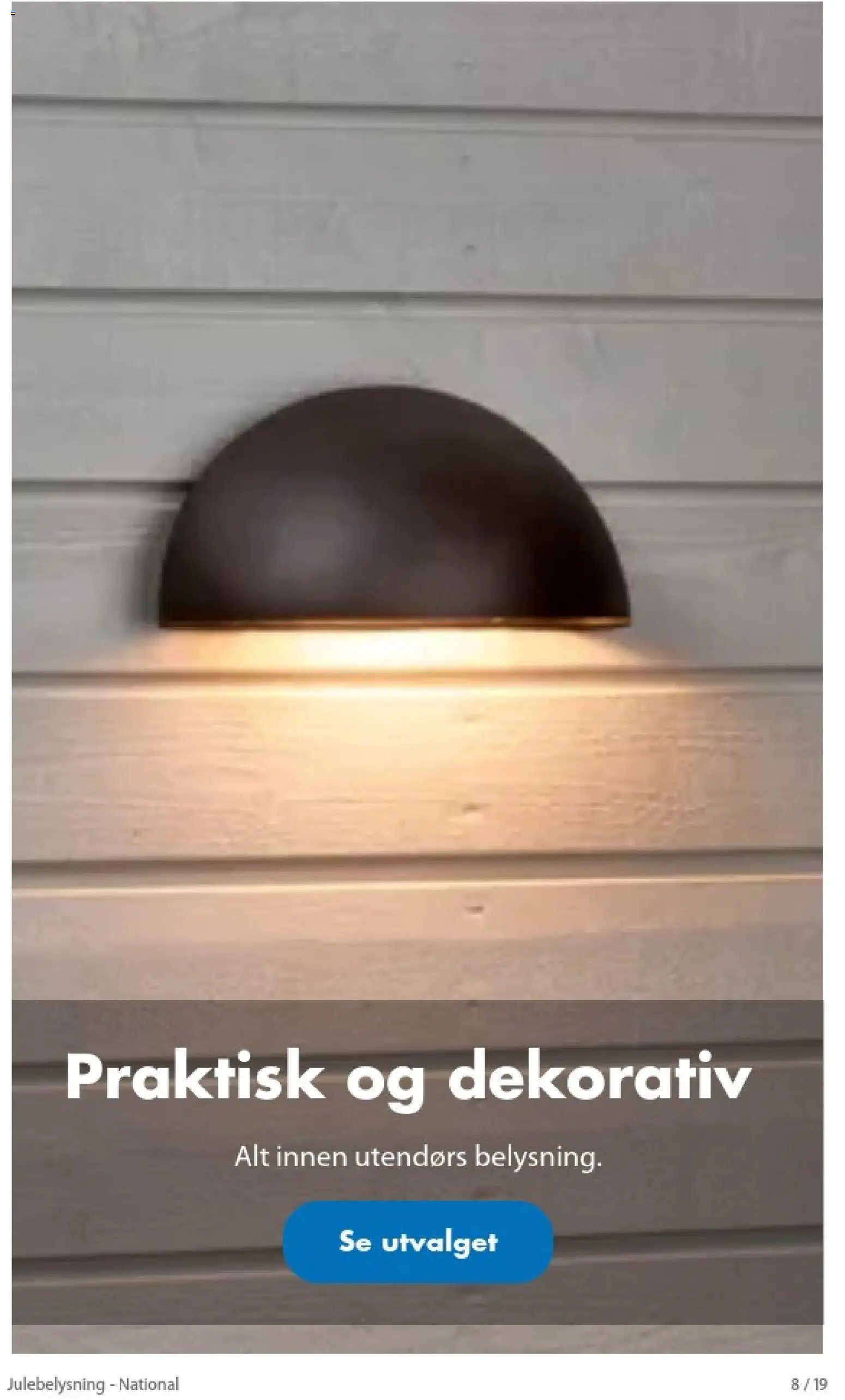 Biltema kundeavis stermingstull belysning!