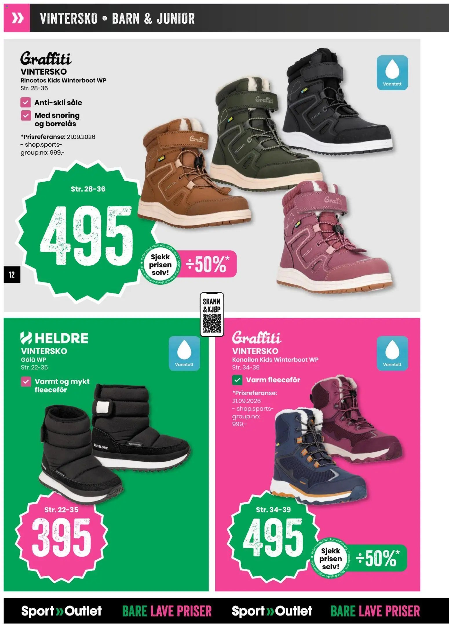 Sport Outlet kundeavis