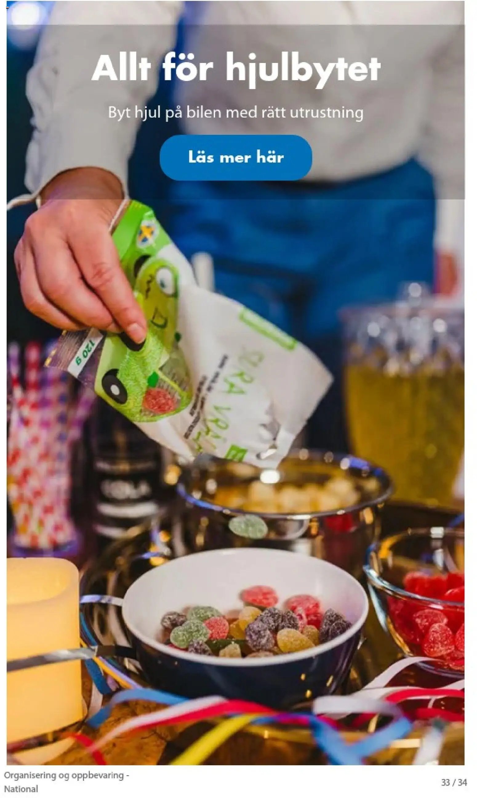 Biltema kundeavis Organisering og oppbevaring