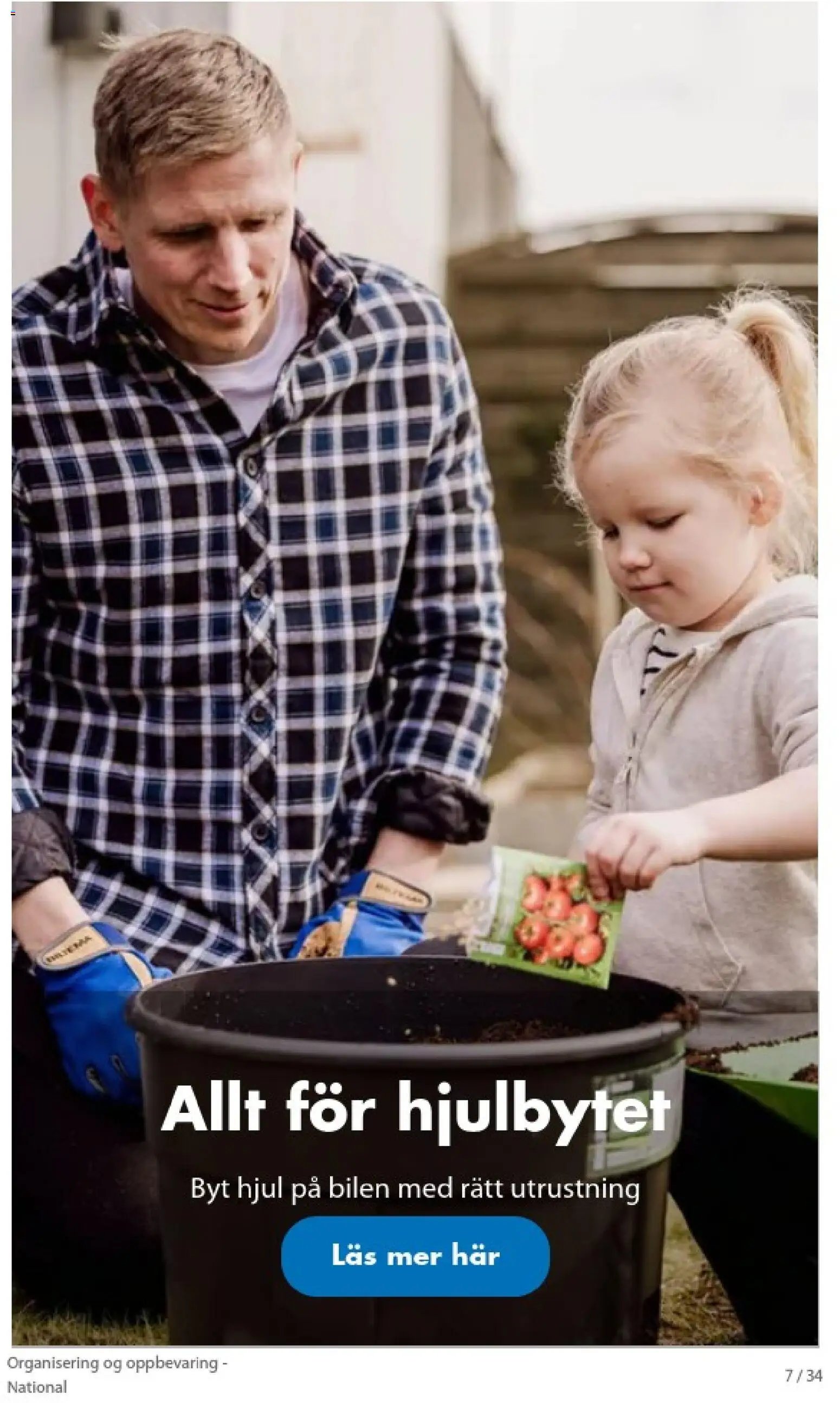 Biltema kundeavis Organisering og oppbevaring