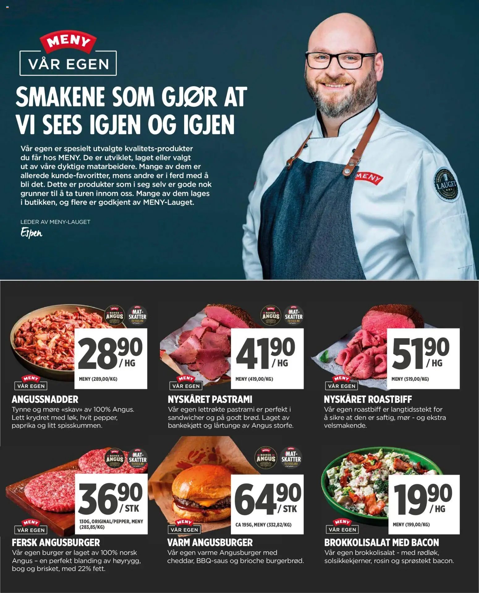 Meny kundeavis
